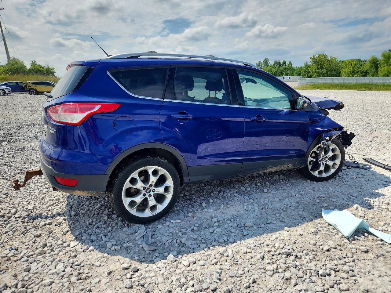2013 Ford Escape Titanium Blue vin: 1FMCU9J93DUB78773