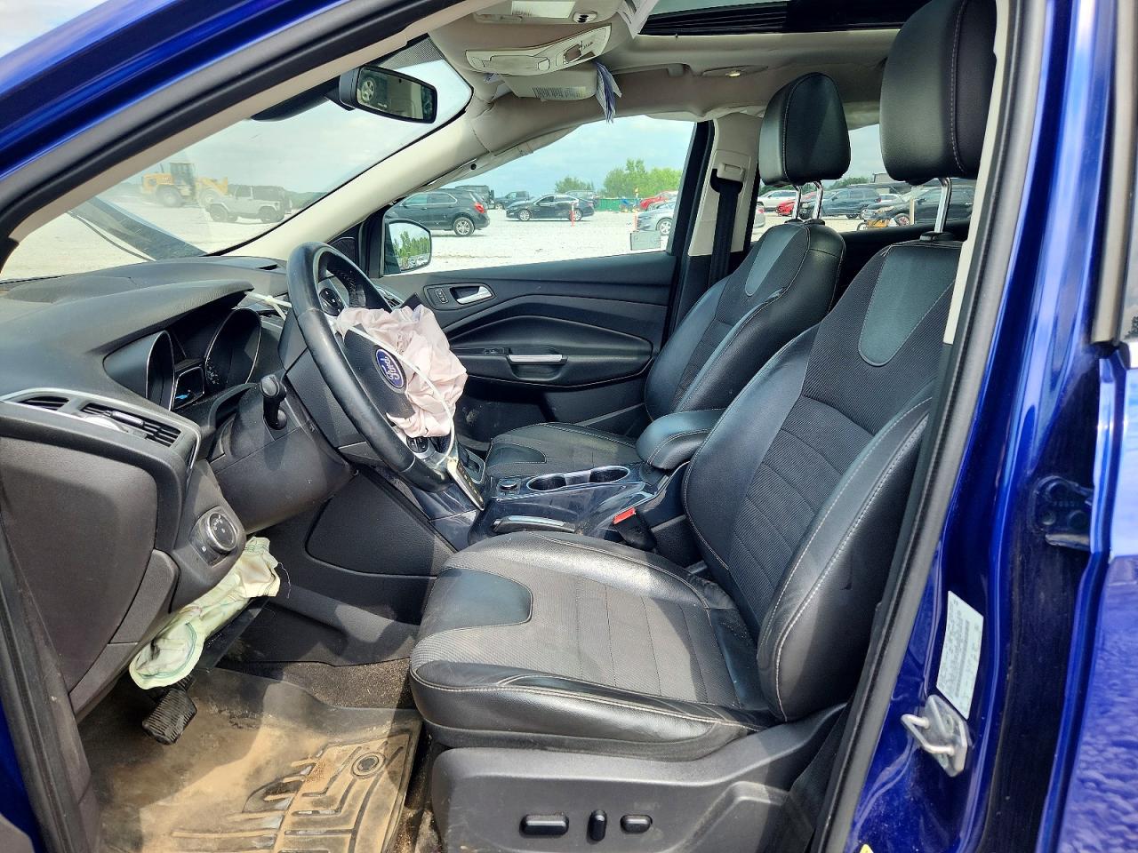 2013 Ford Escape Titanium Blue vin: 1FMCU9J93DUB78773
