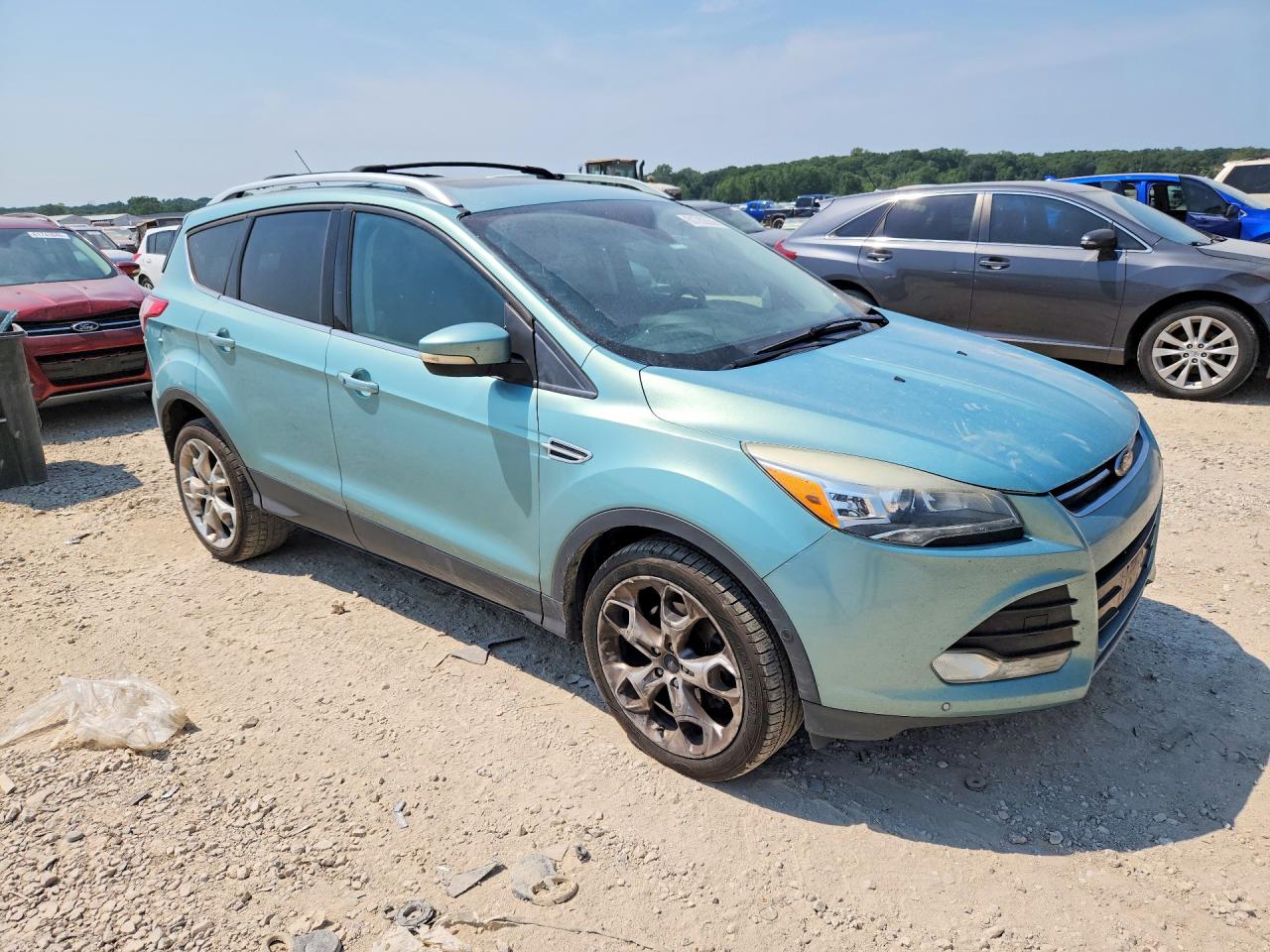 2013 Ford Escape Titanium Blue vin: 1FMCU9J93DUC23825