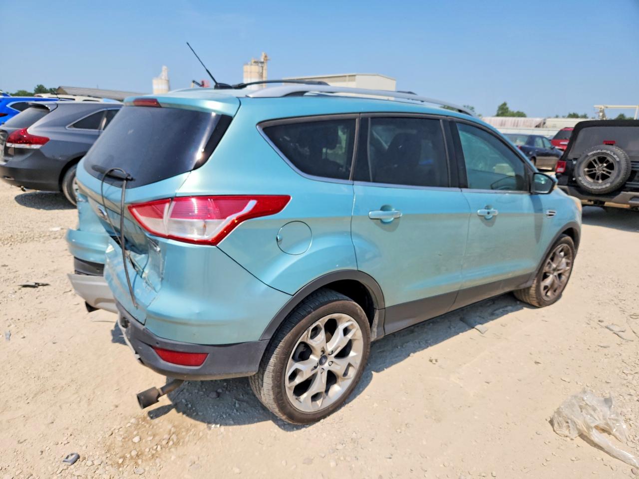 2013 Ford Escape Titanium Blue vin: 1FMCU9J93DUC23825