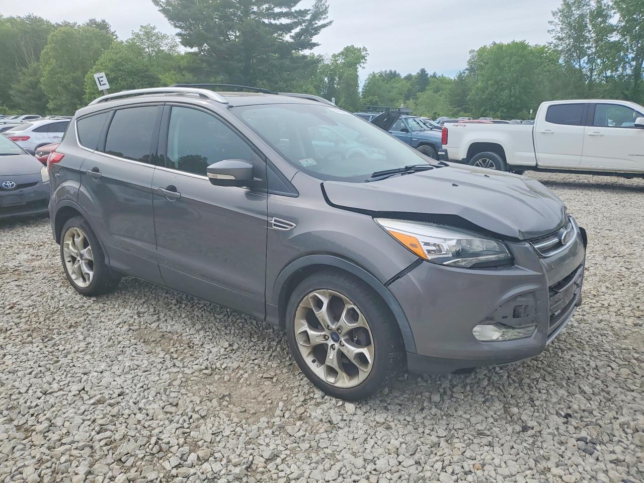 2013 Ford Escape Titanium Gray vin: 1FMCU9J93DUC29995