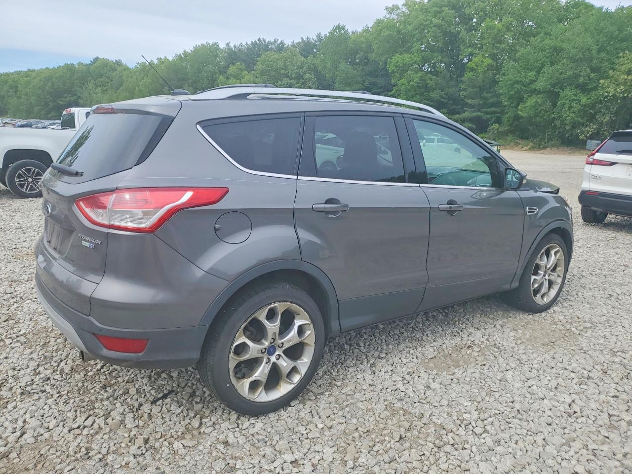 2013 Ford Escape Titanium Gray vin: 1FMCU9J93DUC29995