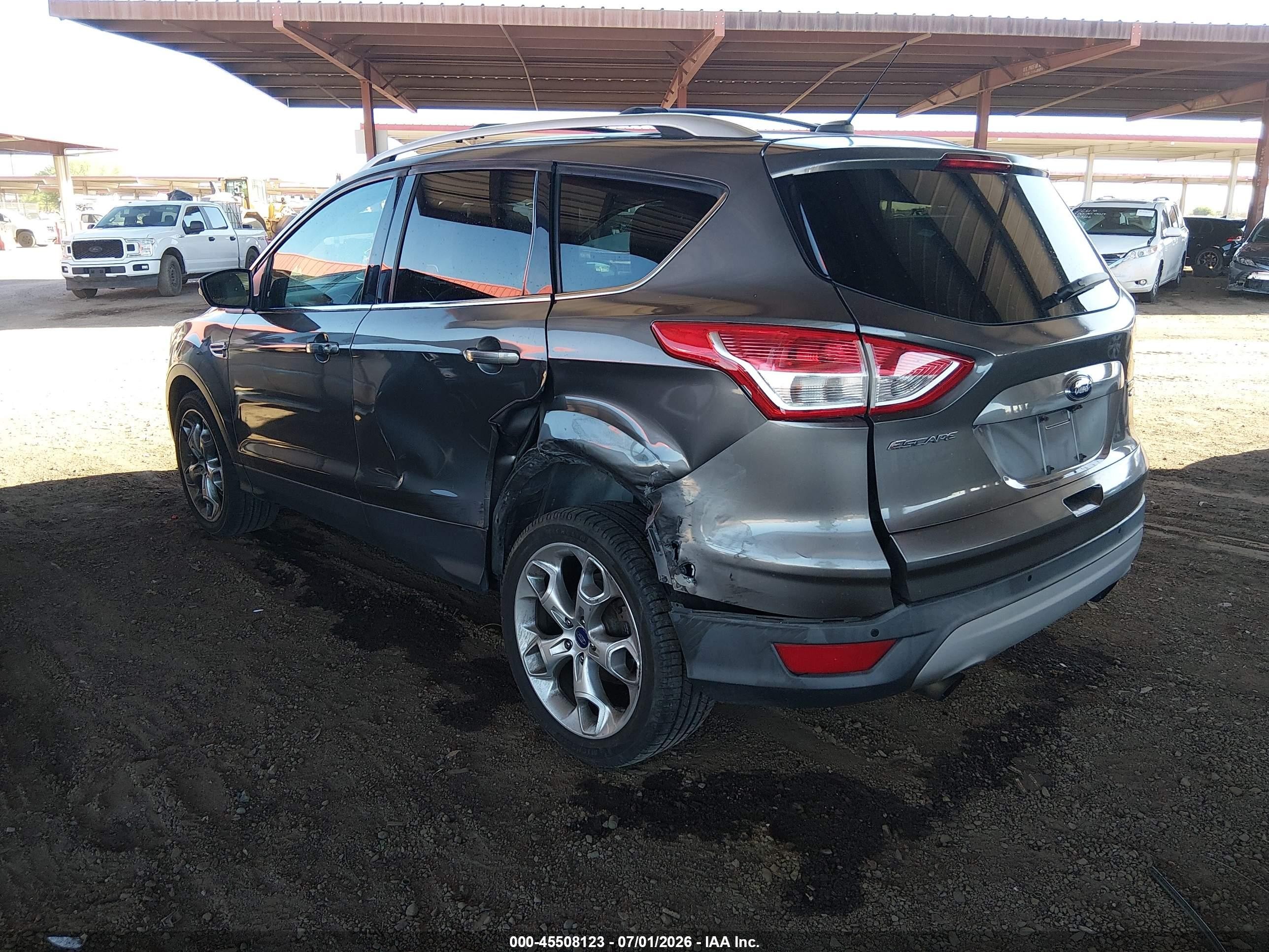 2013 Ford Escape Titanium Gray vin: 1FMCU9J93DUD38067