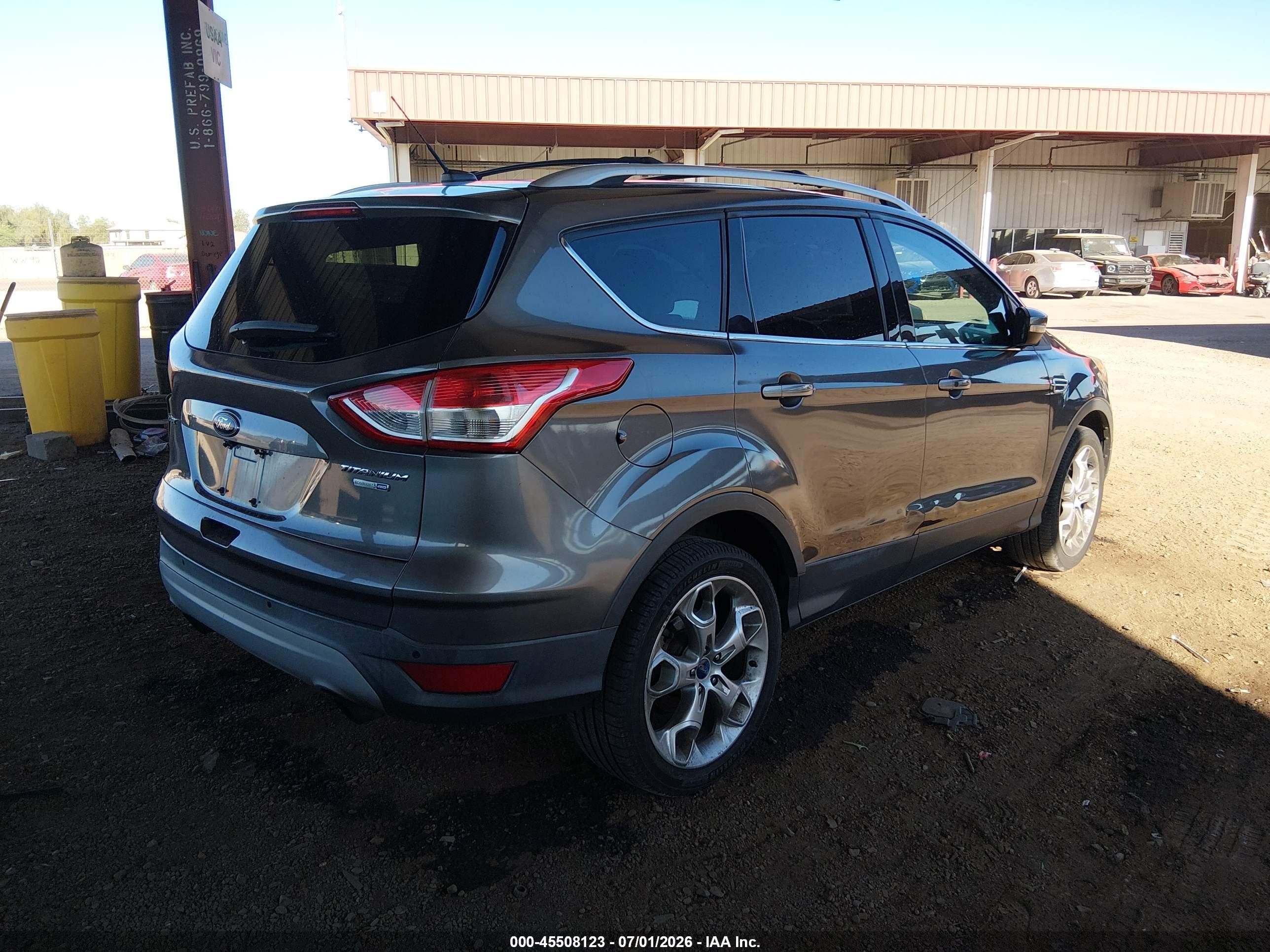 2013 Ford Escape Titanium Gray vin: 1FMCU9J93DUD38067