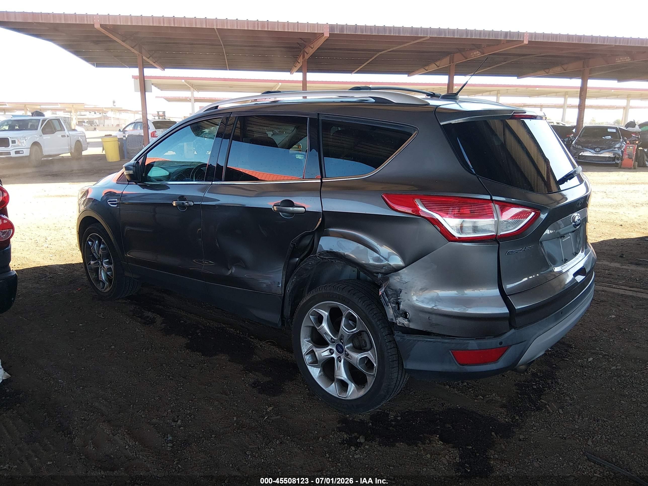 2013 Ford Escape Titanium Gray vin: 1FMCU9J93DUD38067