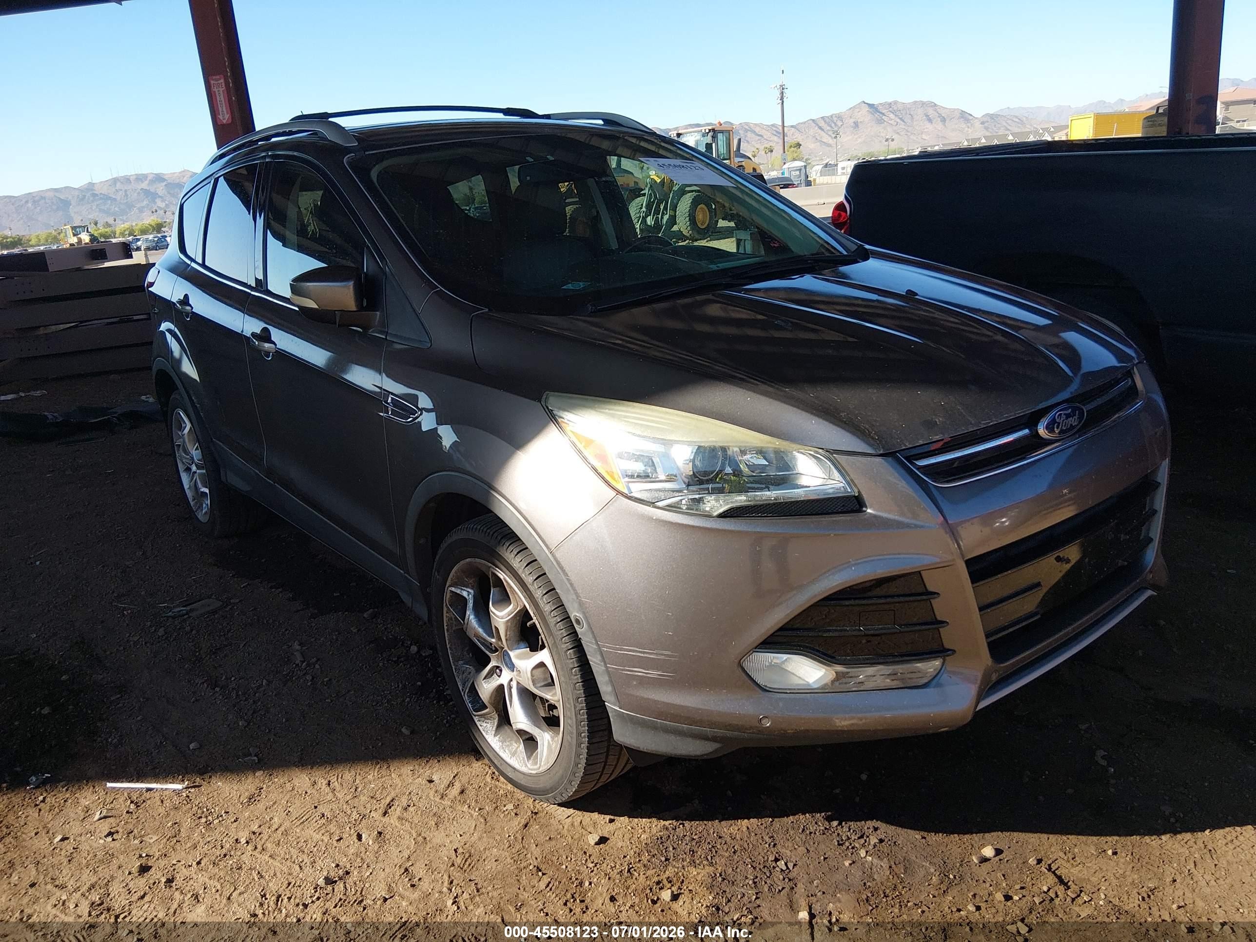 2013 Ford Escape Titanium Gray vin: 1FMCU9J93DUD38067