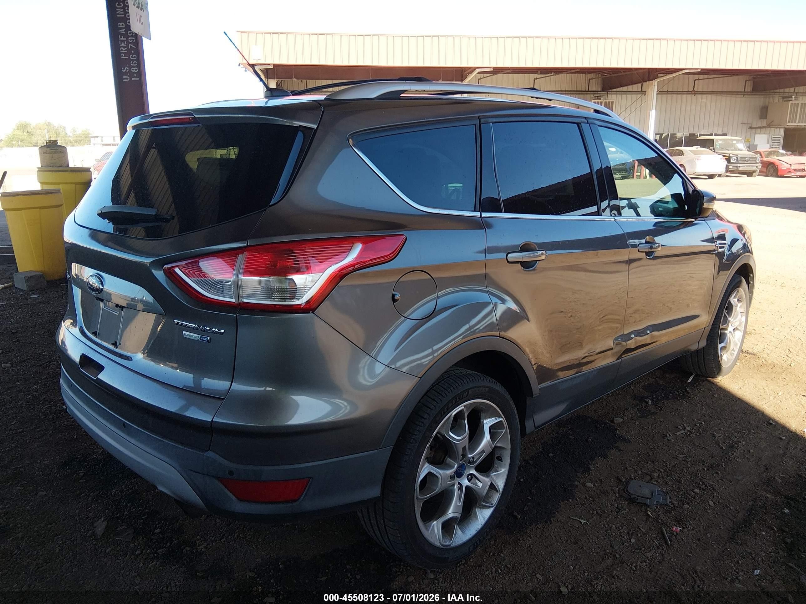 2013 Ford Escape Titanium Gray vin: 1FMCU9J93DUD38067