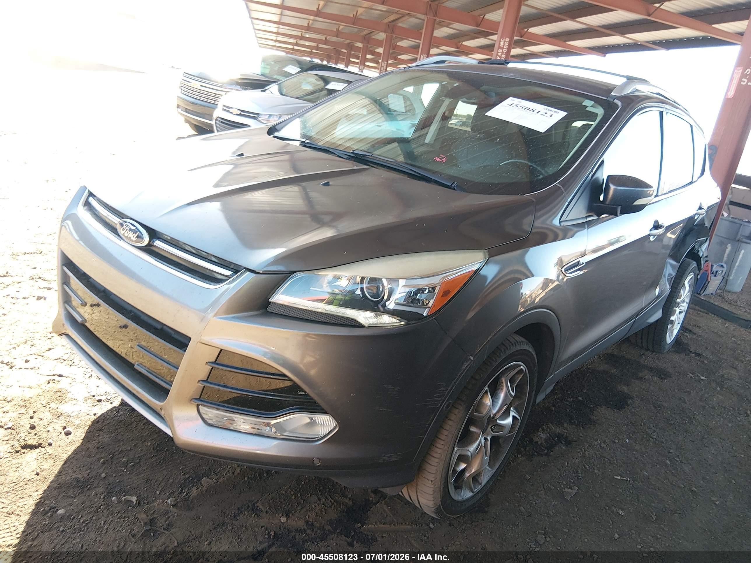 2013 Ford Escape Titanium Gray vin: 1FMCU9J93DUD38067