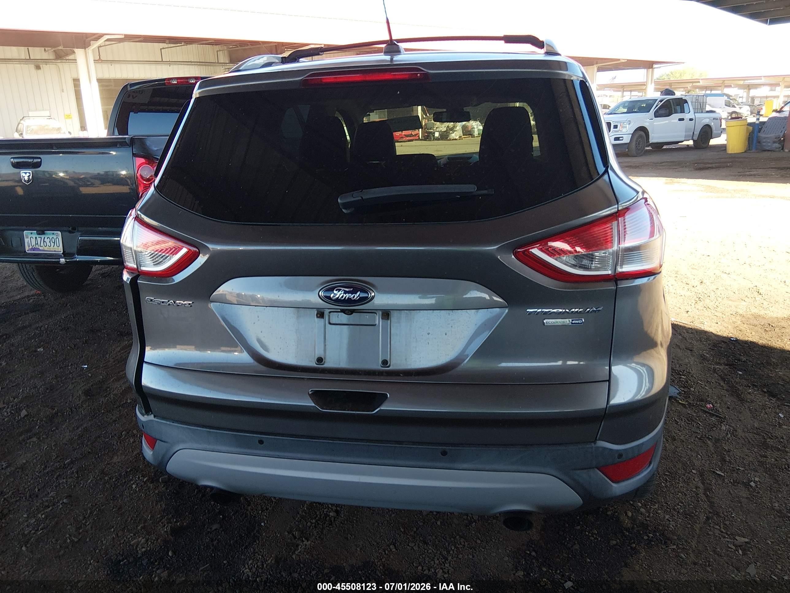 2013 Ford Escape Titanium Gray vin: 1FMCU9J93DUD38067