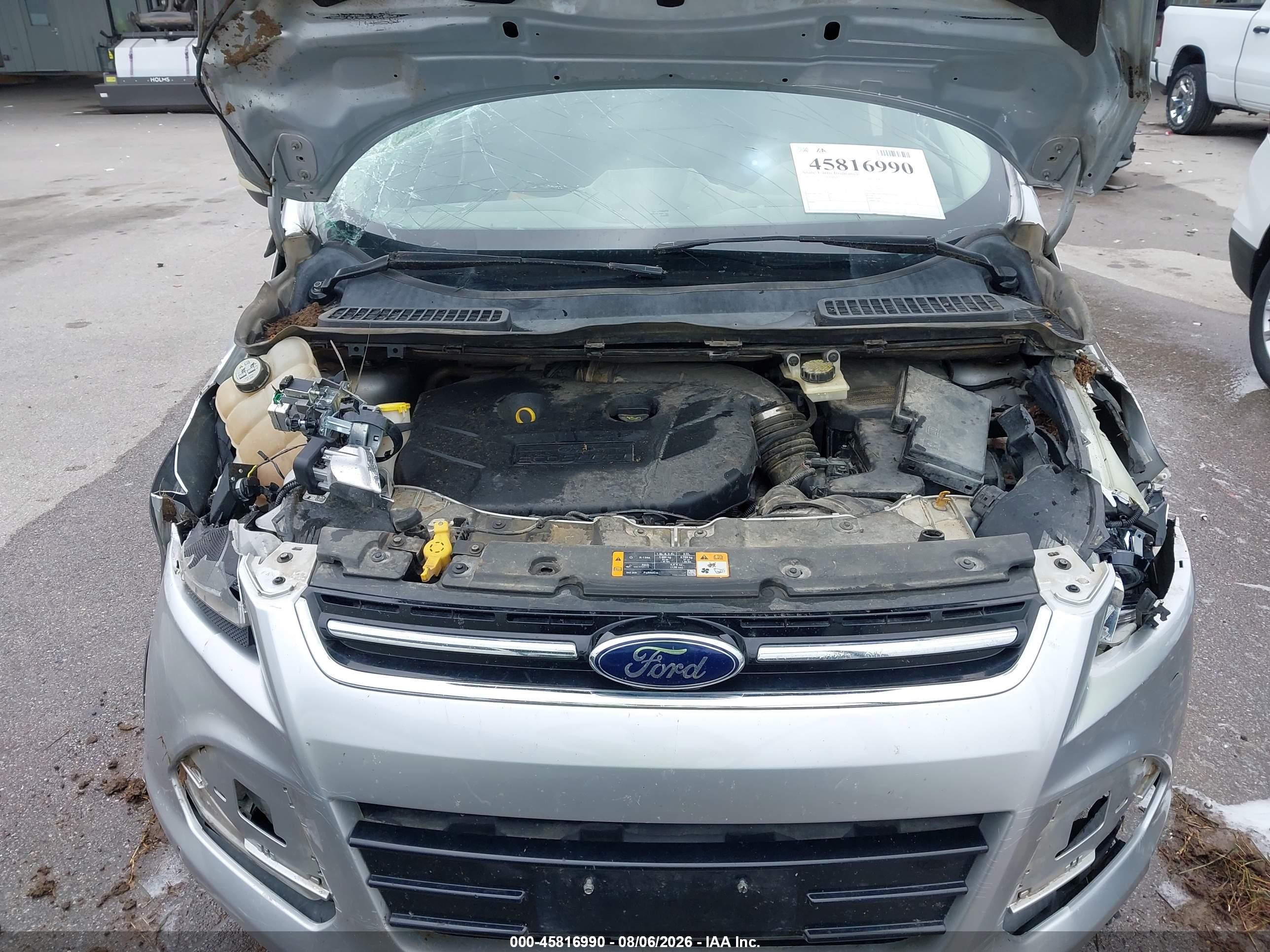 2013 Ford Escape Titanium Silver vin: 1FMCU9J93DUD77807