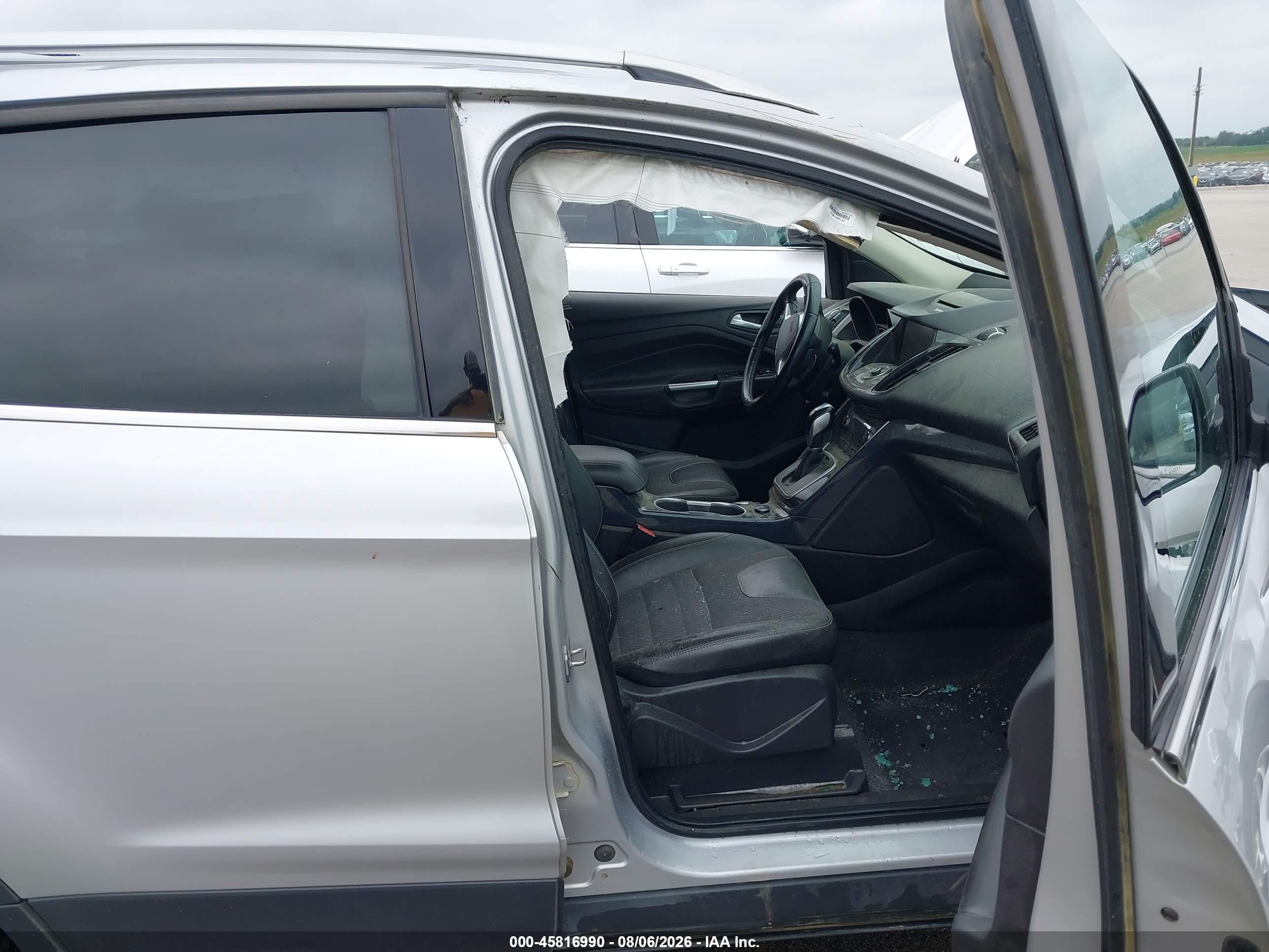 2013 Ford Escape Titanium Silver vin: 1FMCU9J93DUD77807