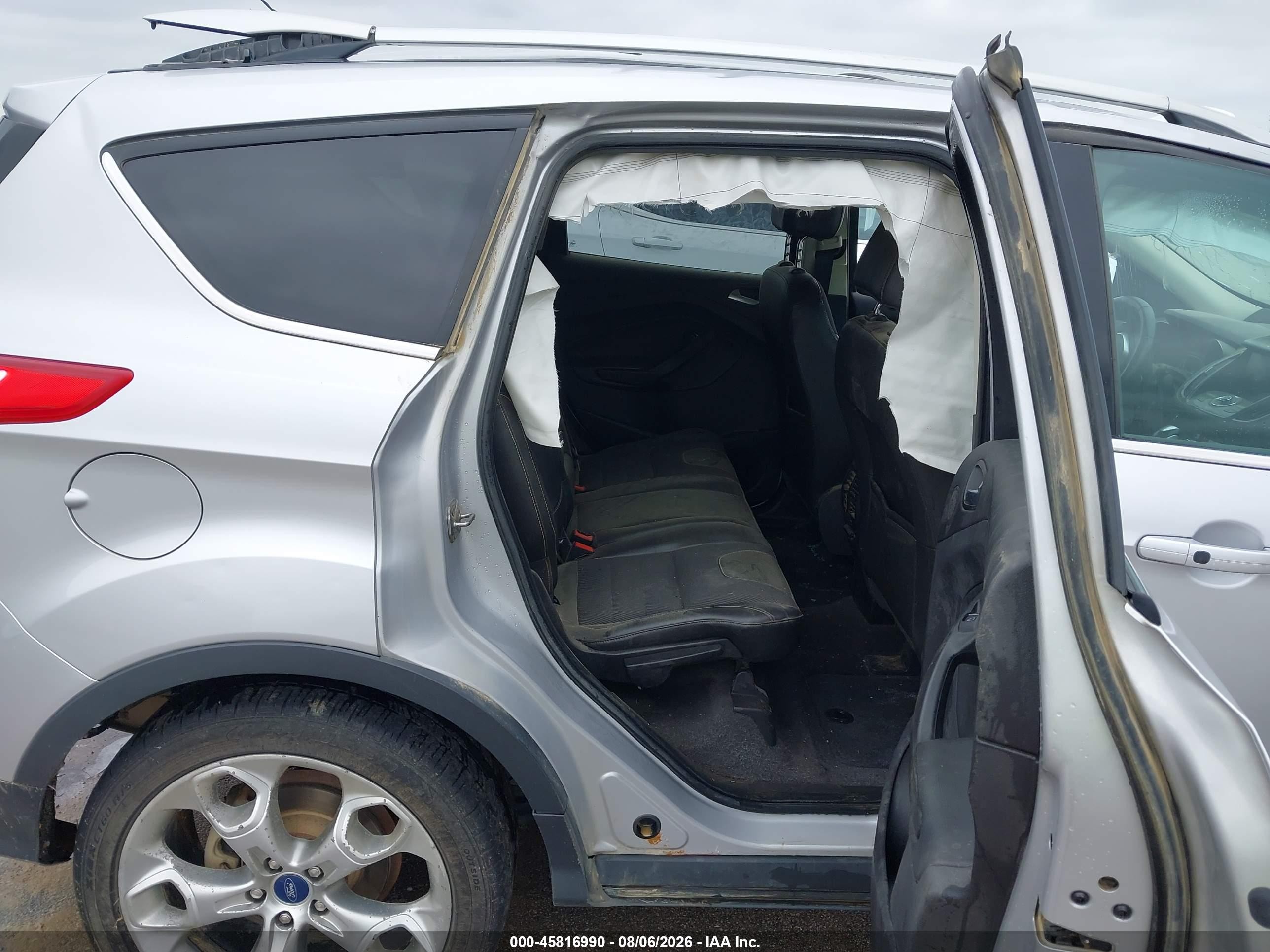 2013 Ford Escape Titanium Silver vin: 1FMCU9J93DUD77807