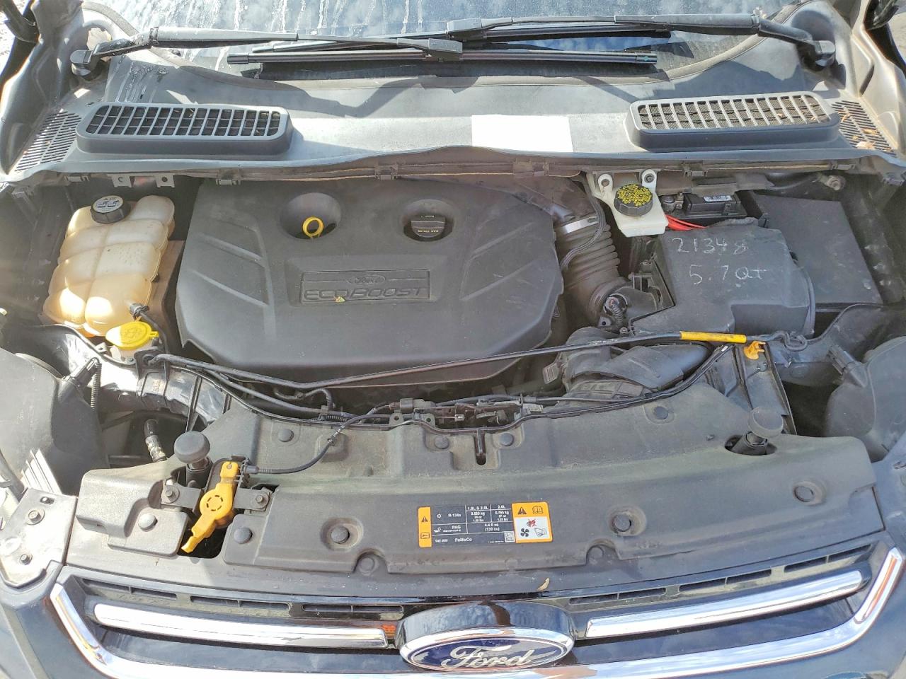 2014 Ford Escape Titanium Black vin: 1FMCU9J93EUA01903