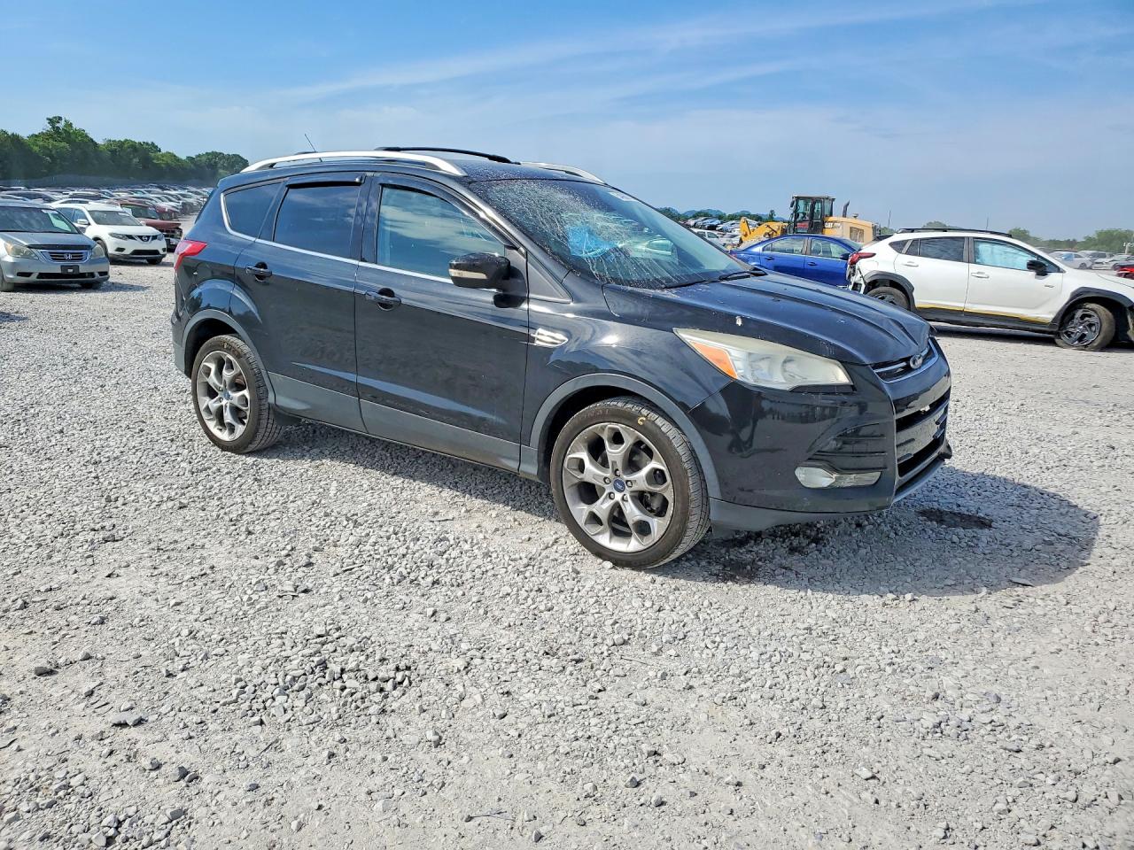 2014 Ford Escape Titanium Black vin: 1FMCU9J93EUA01903