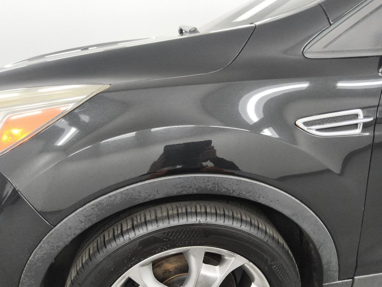 2014 Ford Escape Titanium Black vin: 1FMCU9J93EUA07796 Damage: Left Front Fender, Chipped, 4