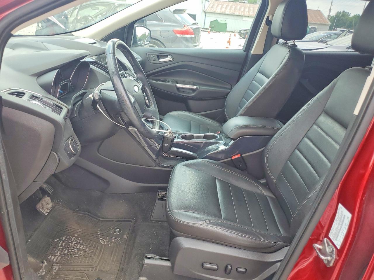 2014 Ford Escape Titanium Red vin: 1FMCU9J93EUA12240