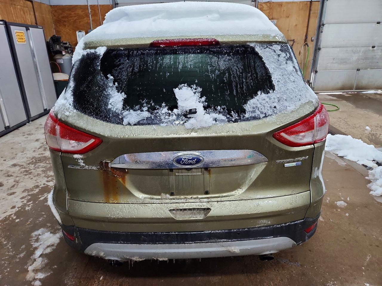 2014 Ford Escape Titanium Burgundy vin: 1FMCU9J93EUA92347