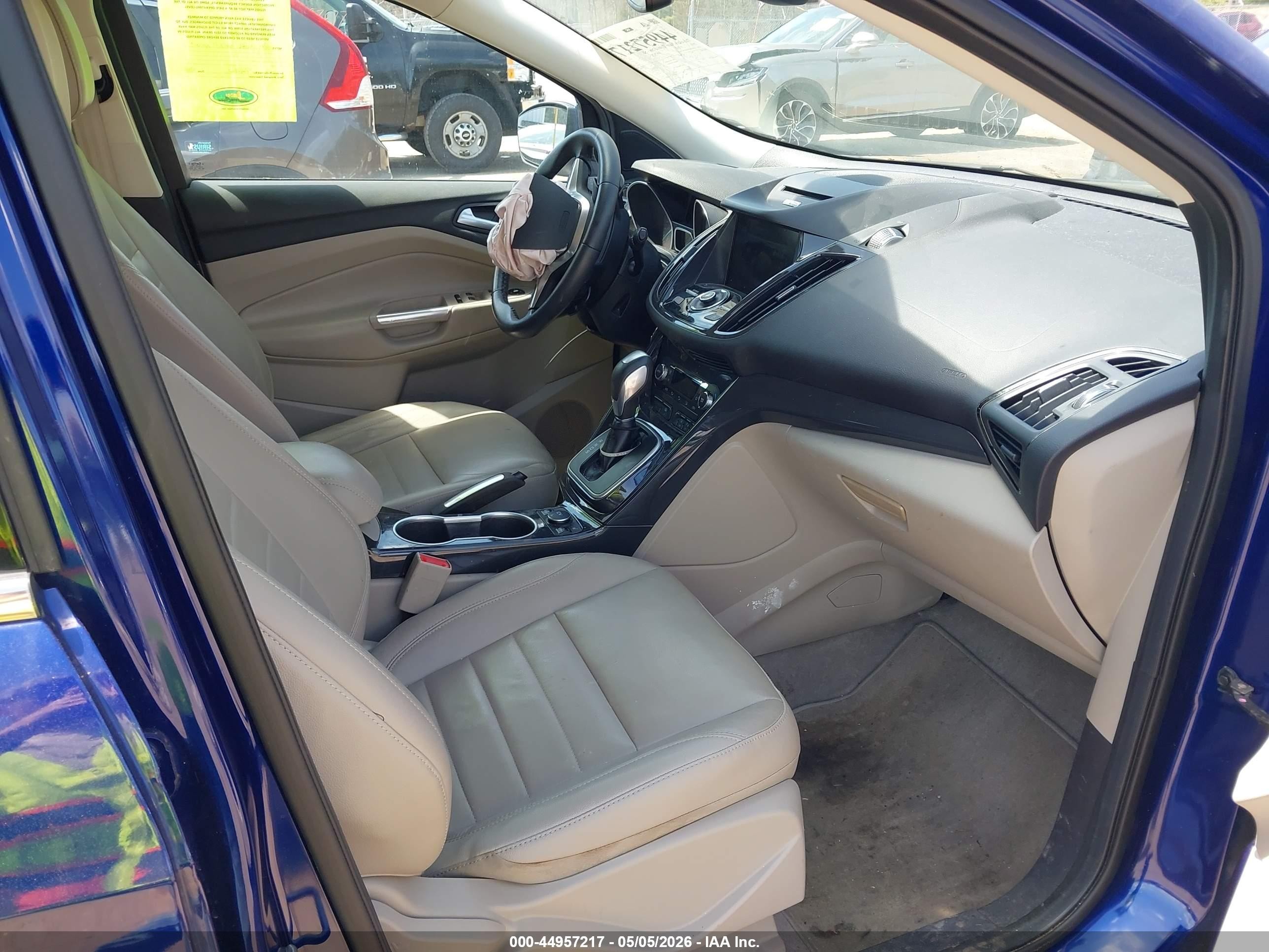 2014 Ford Escape Titanium Blue vin: 1FMCU9J93EUB23970