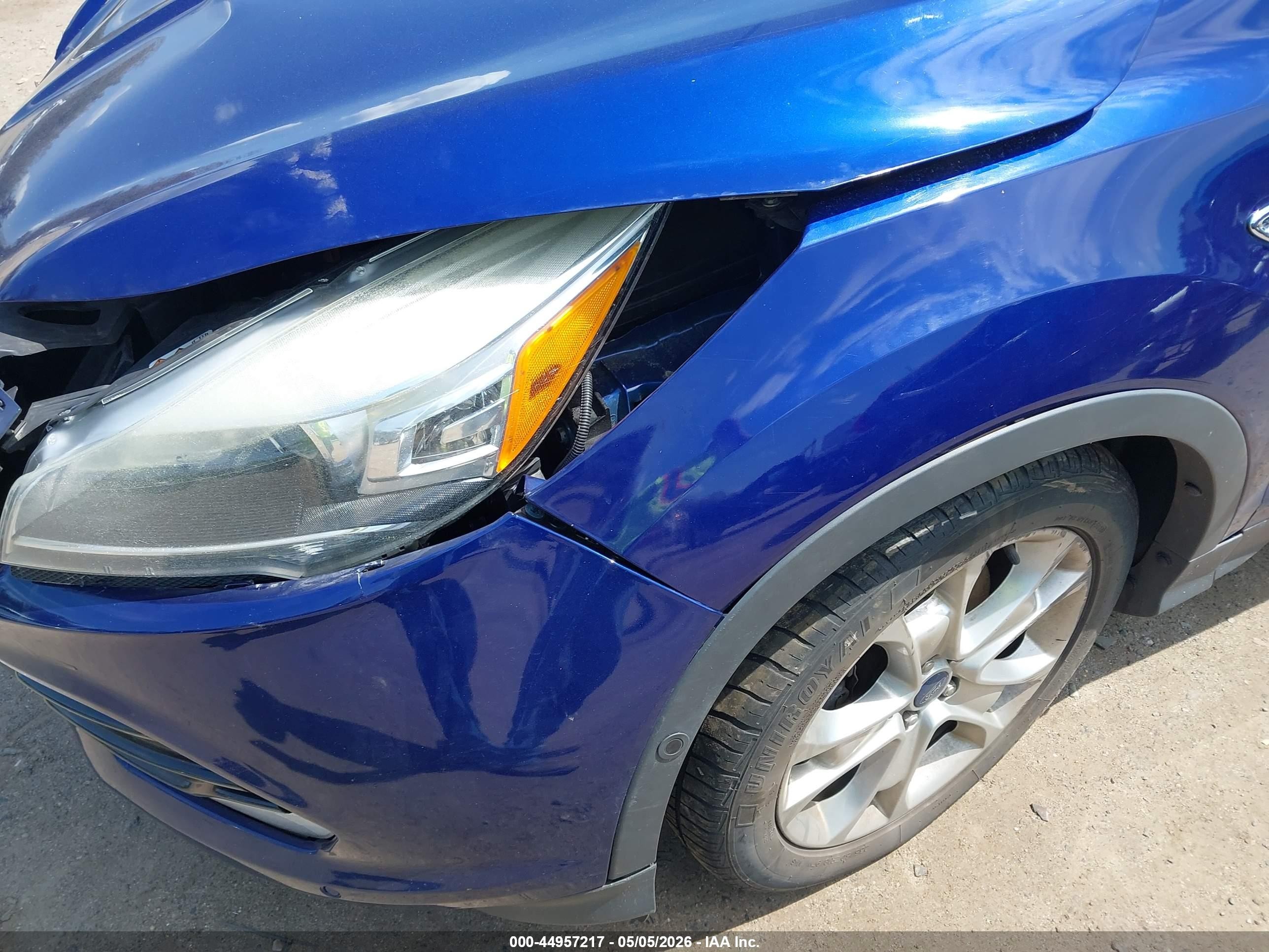 2014 Ford Escape Titanium Blue vin: 1FMCU9J93EUB23970