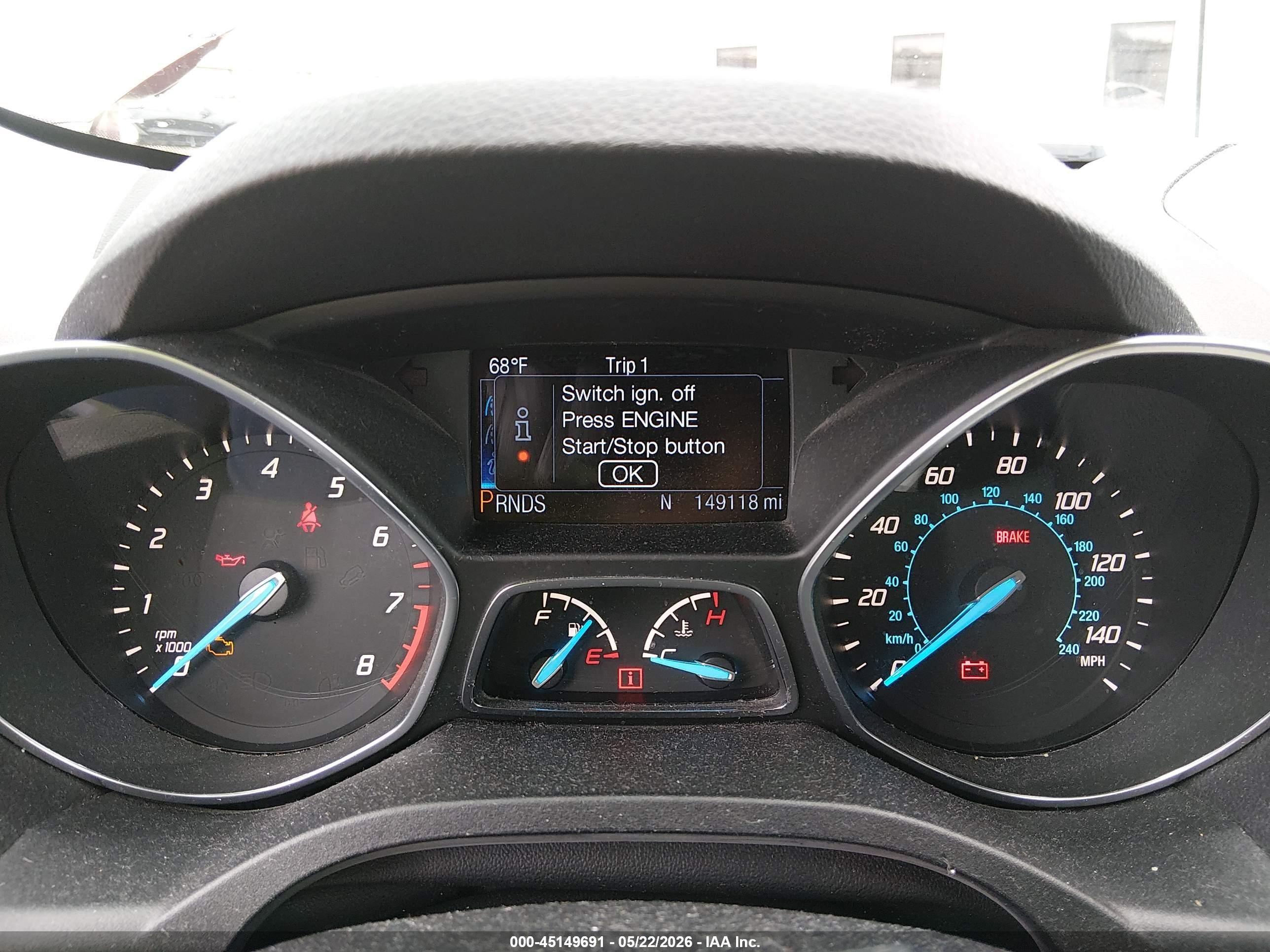 2014 Ford Escape Titanium Red vin: 1FMCU9J93EUB30241