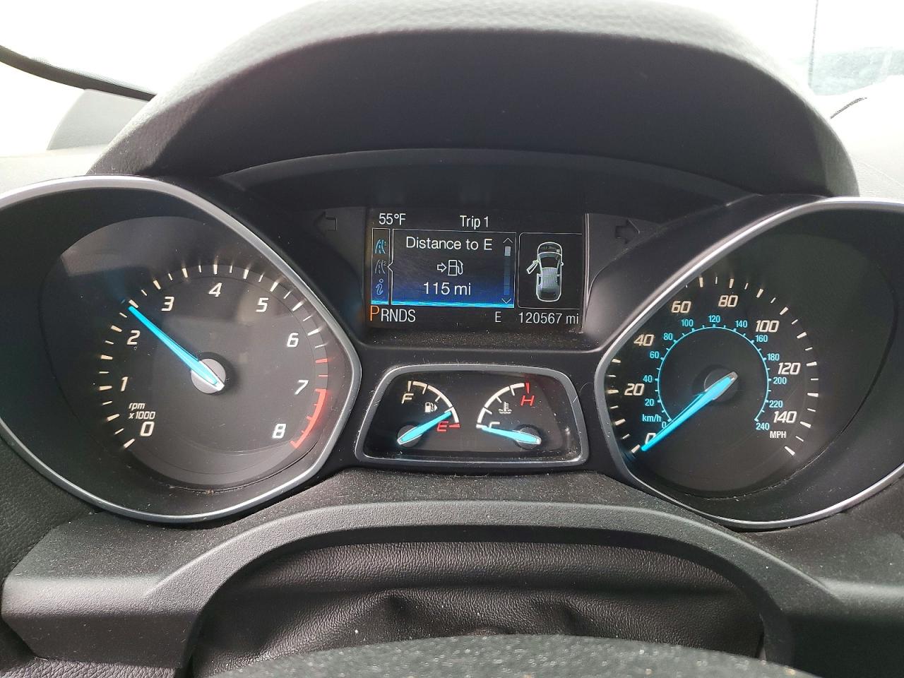 2014 Ford Escape Titanium White vin: 1FMCU9J93EUB72344