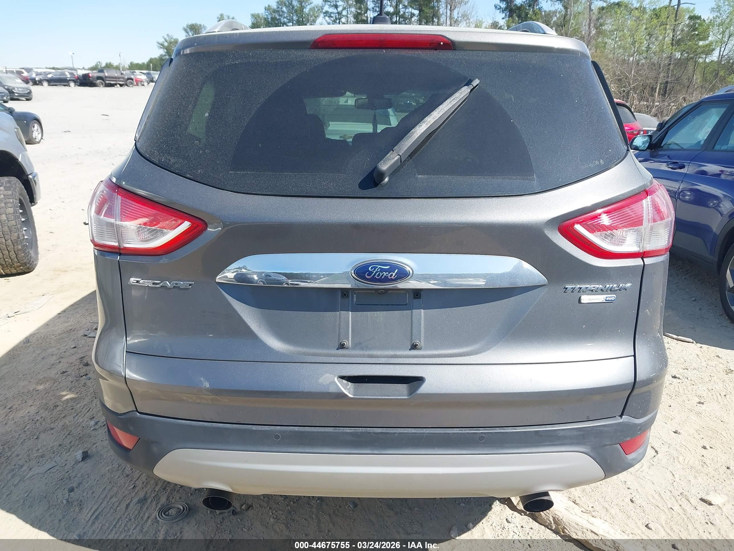 2014 Ford Escape Titanium Gray vin: 1FMCU9J93EUB75440