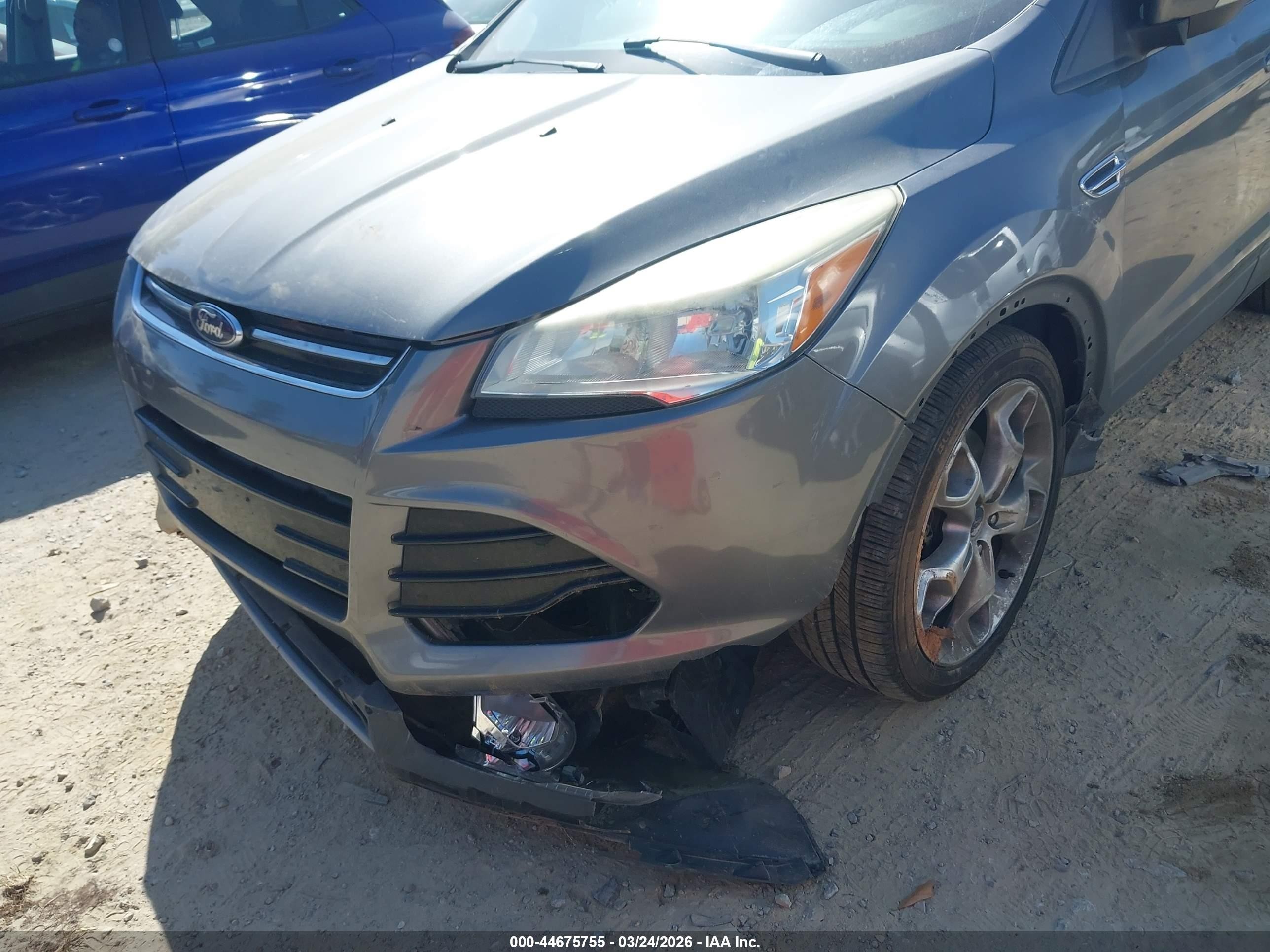 2014 Ford Escape Titanium Gray vin: 1FMCU9J93EUB75440