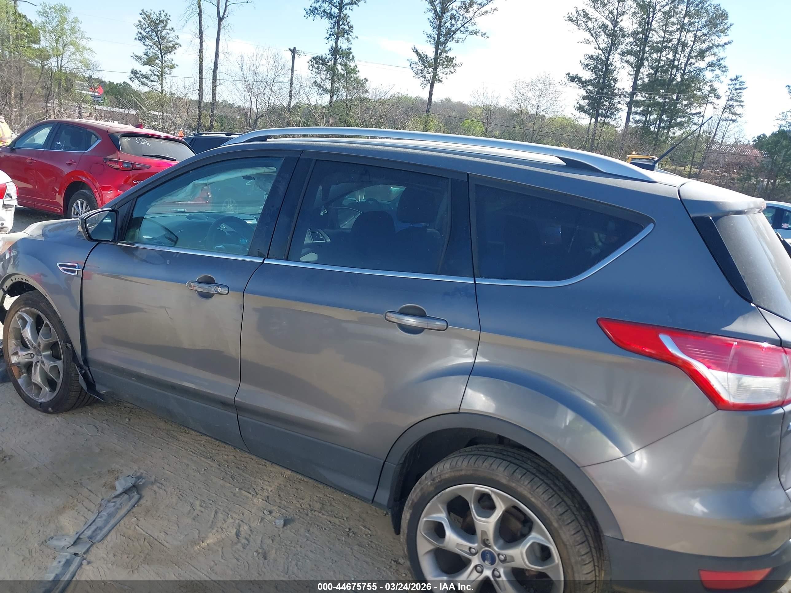 2014 Ford Escape Titanium Gray vin: 1FMCU9J93EUB75440
