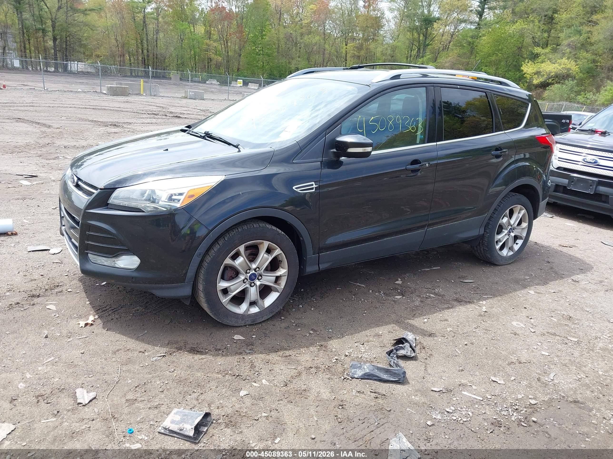 2014 Ford Escape Titanium Black vin: 1FMCU9J93EUB90861