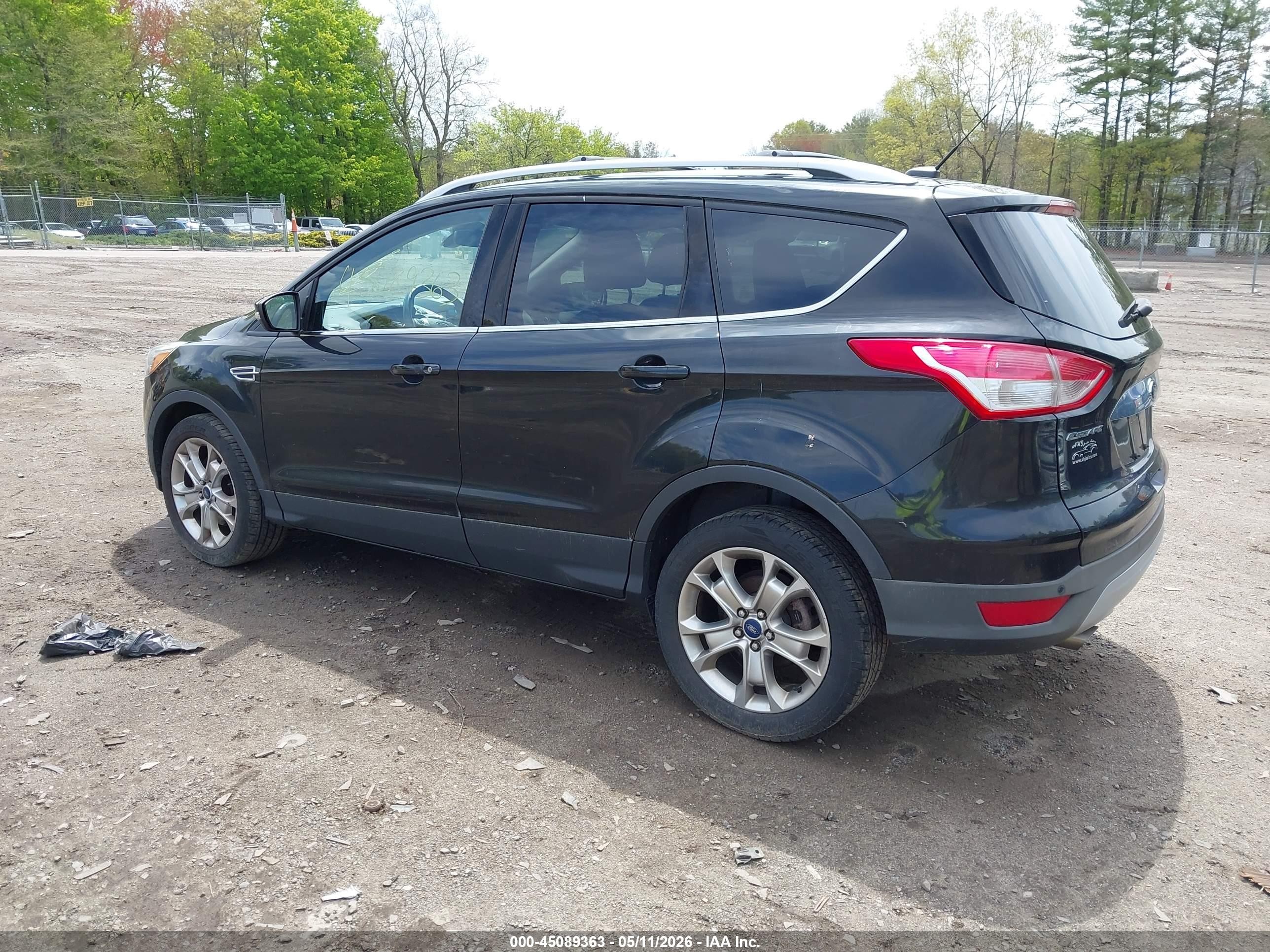 2014 Ford Escape Titanium Black vin: 1FMCU9J93EUB90861