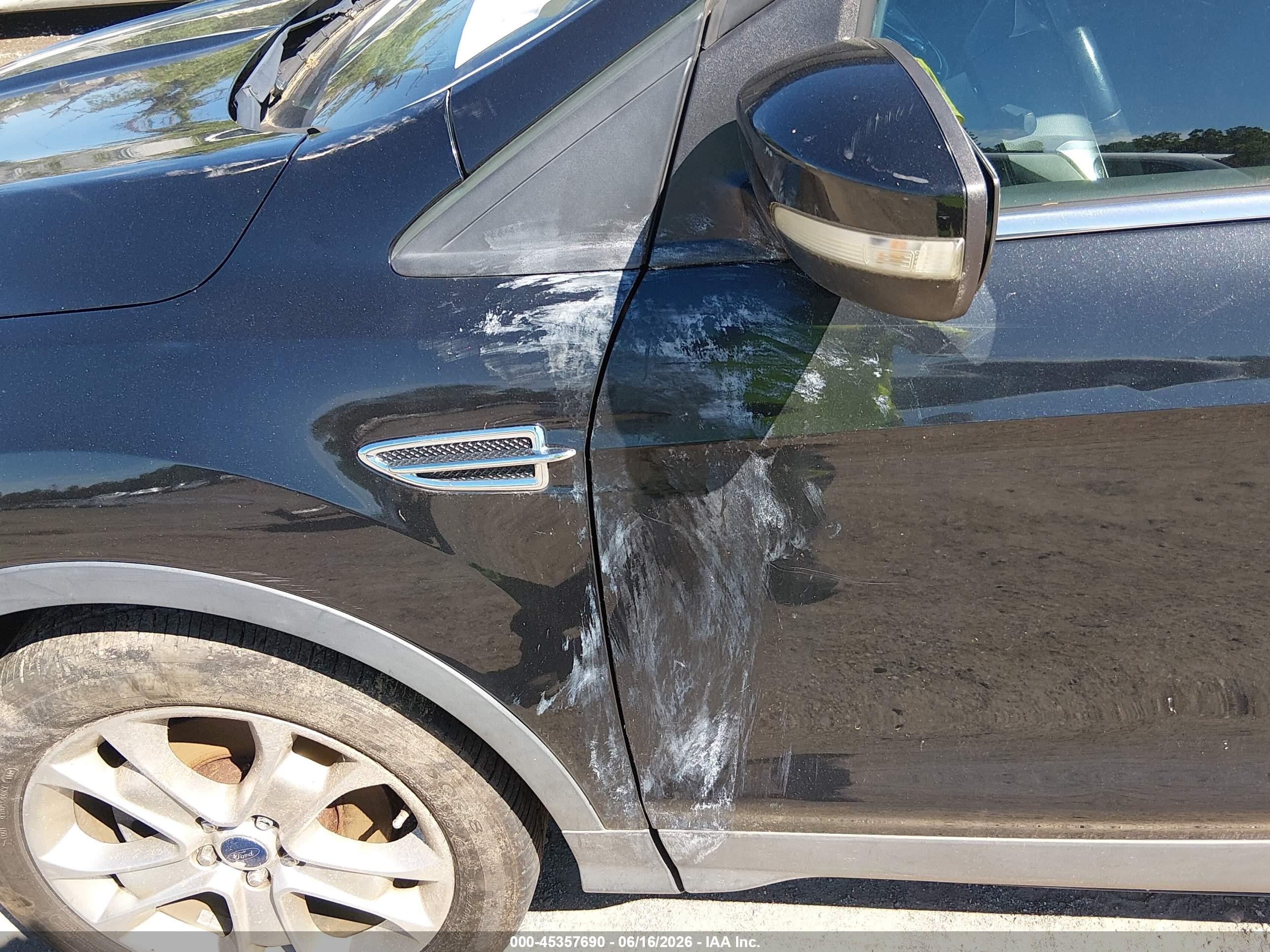 2014 Ford Escape Titanium Black vin: 1FMCU9J93EUB91136