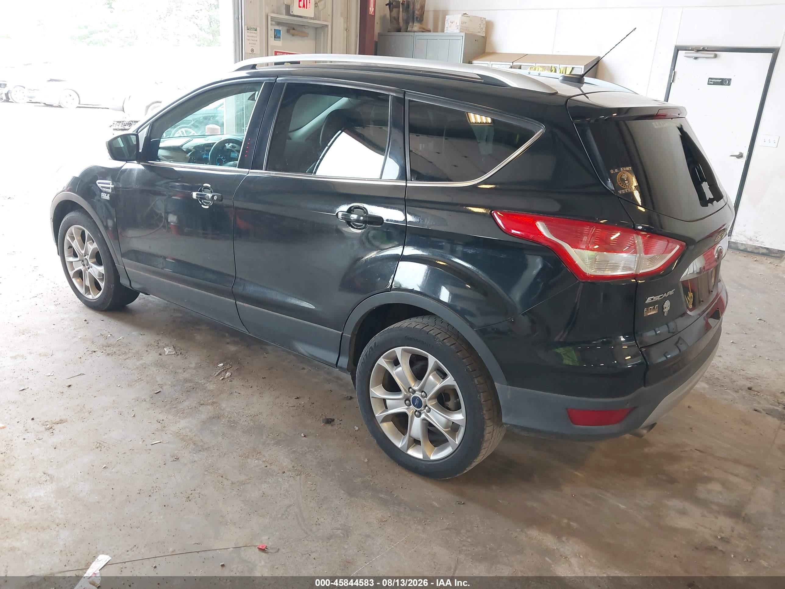 2014 Ford Escape Titanium Black vin: 1FMCU9J93EUC58463