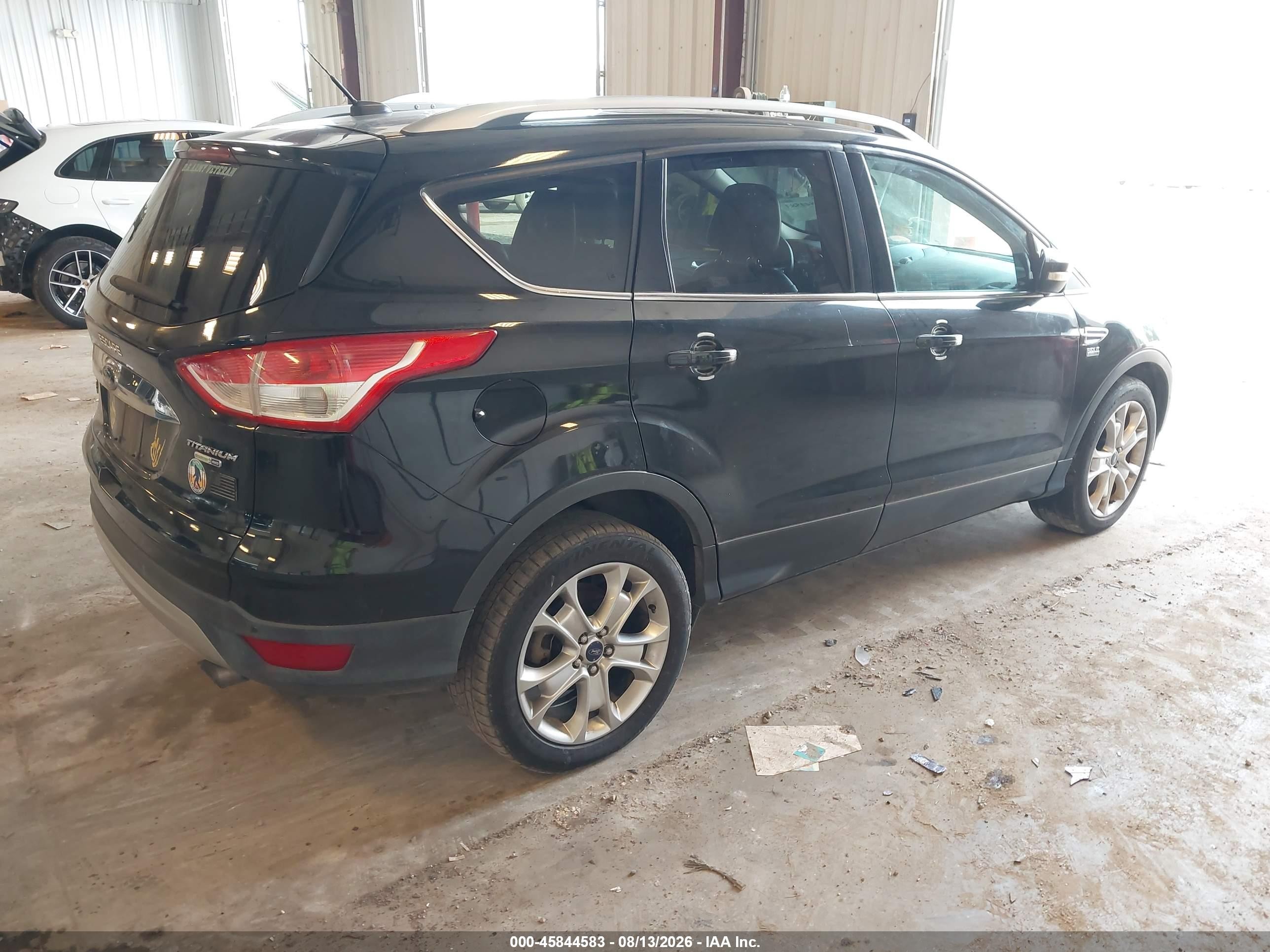2014 Ford Escape Titanium Black vin: 1FMCU9J93EUC58463