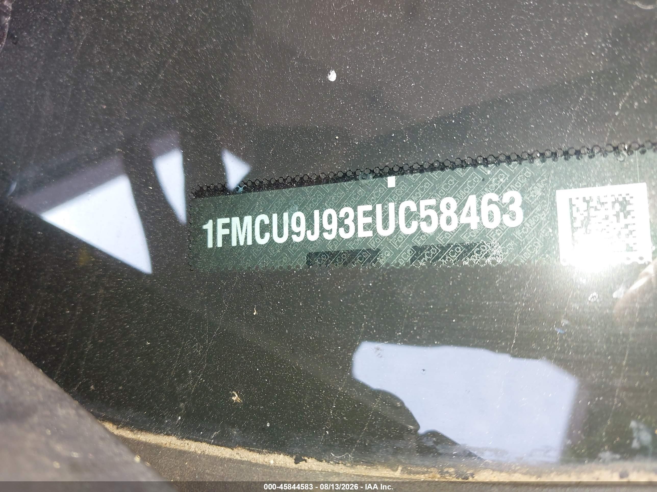 2014 Ford Escape Titanium Black vin: 1FMCU9J93EUC58463