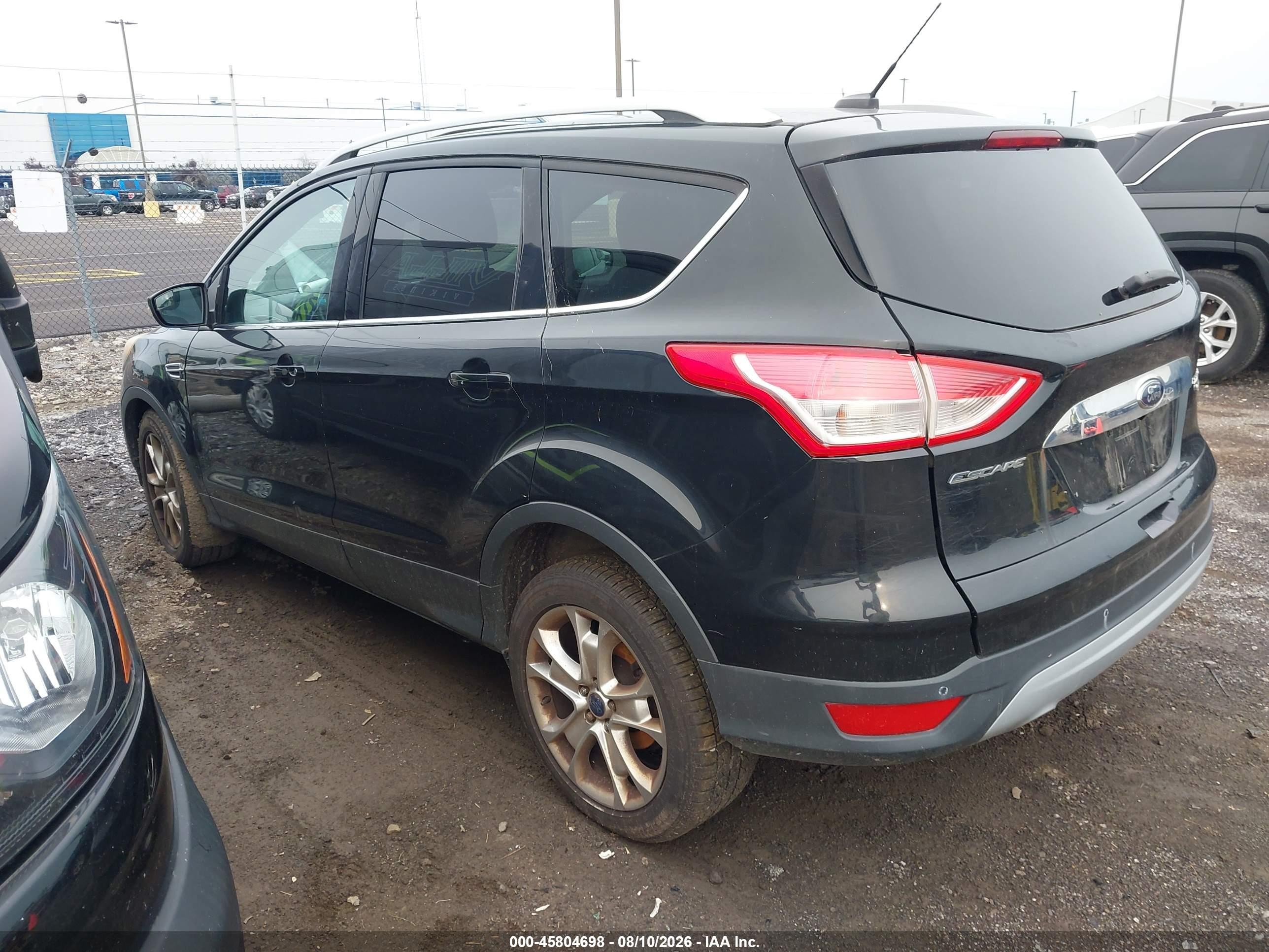 2014 Ford Escape Titanium Black vin: 1FMCU9J93EUC64277