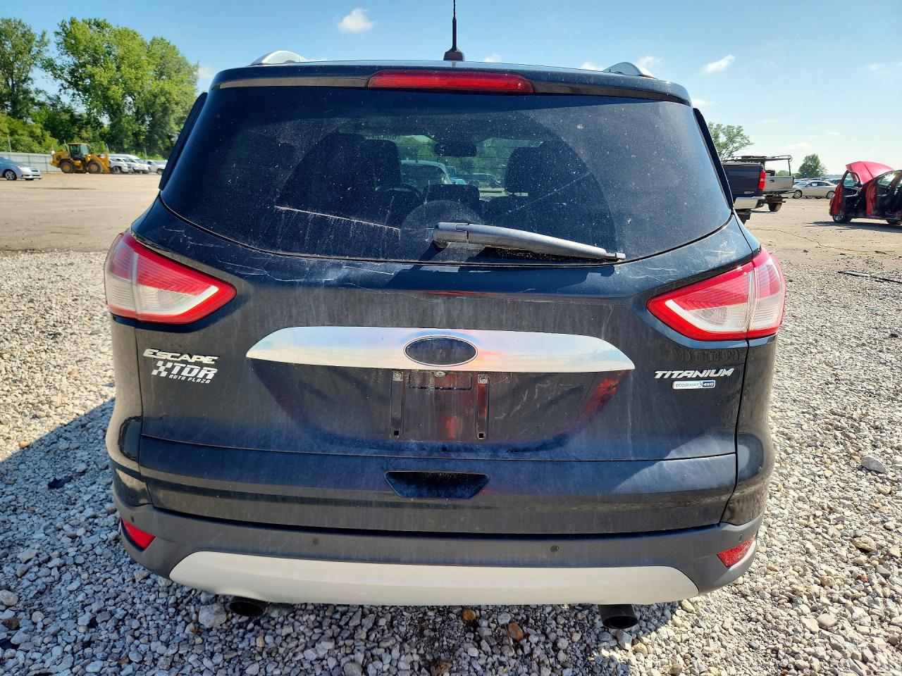 2014 Ford Escape Titanium Черный vin: 1FMCU9J93EUD00971