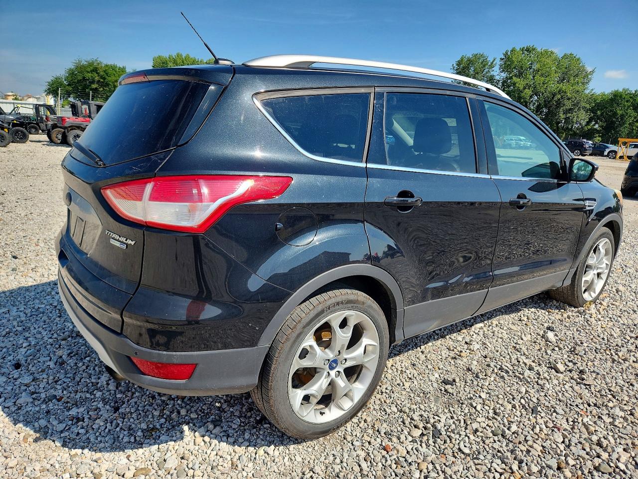 2014 Ford Escape Titanium Черный vin: 1FMCU9J93EUD00971