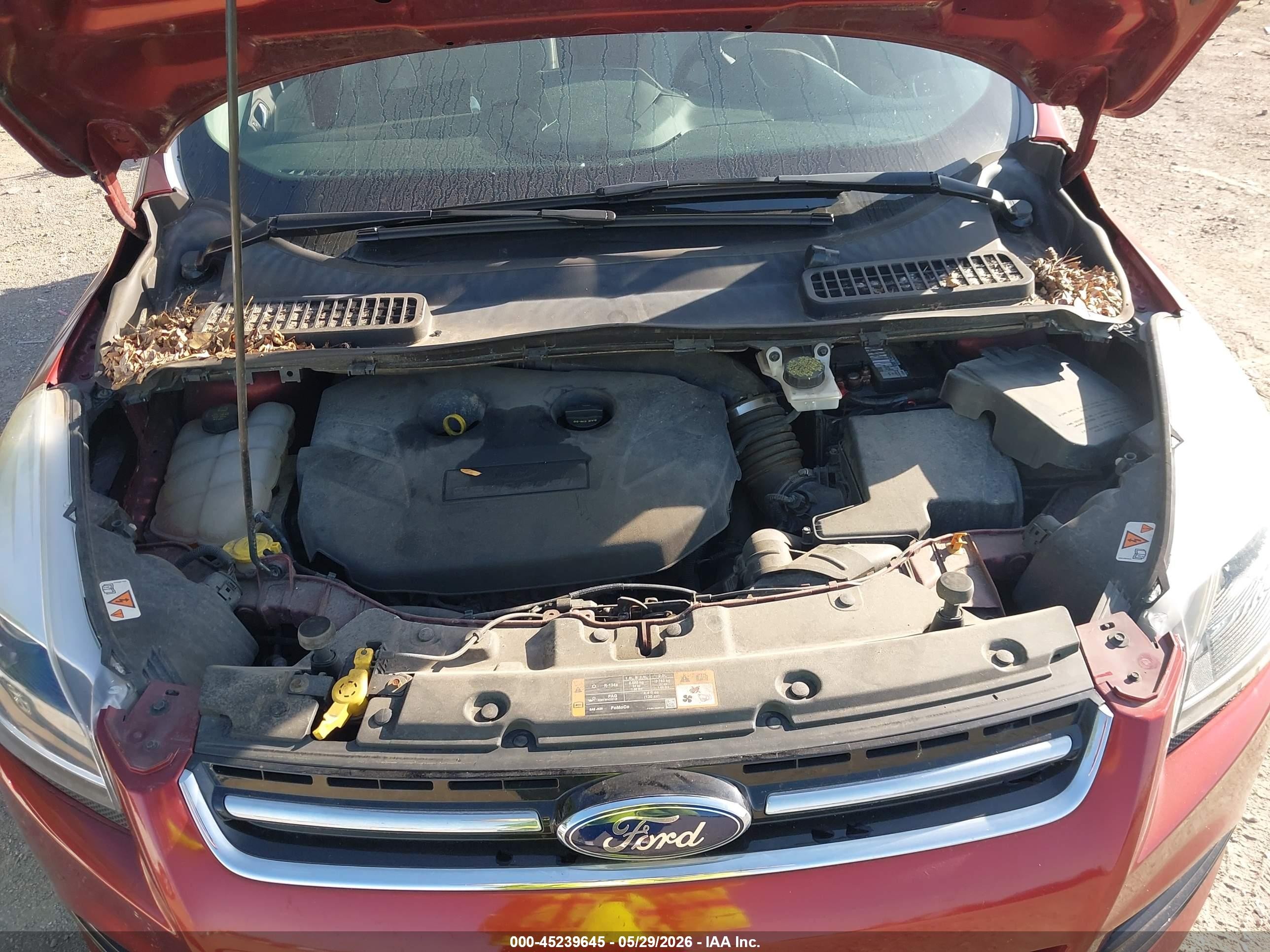 2014 Ford Escape Titanium Orange vin: 1FMCU9J93EUD23425