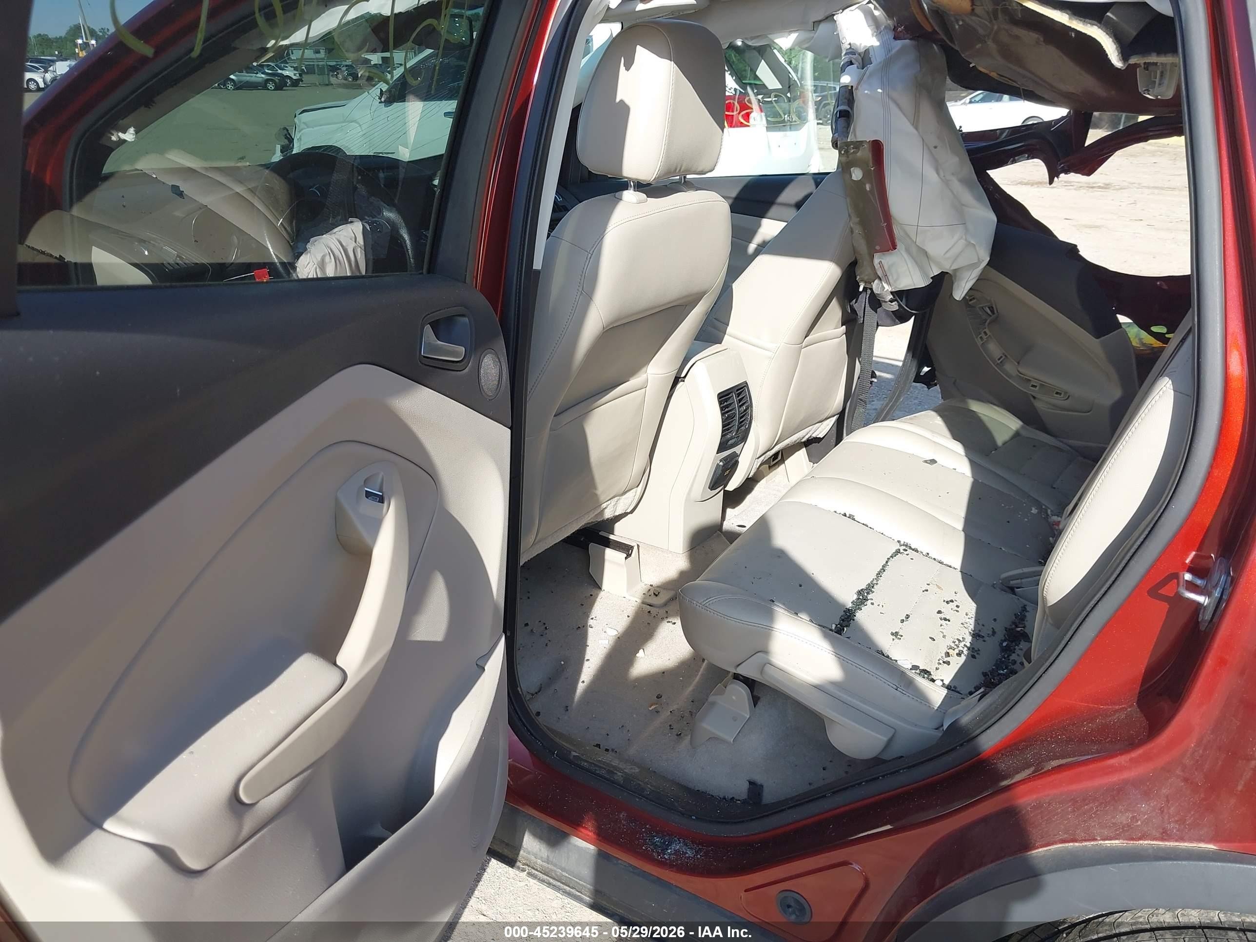 2014 Ford Escape Titanium Orange vin: 1FMCU9J93EUD23425