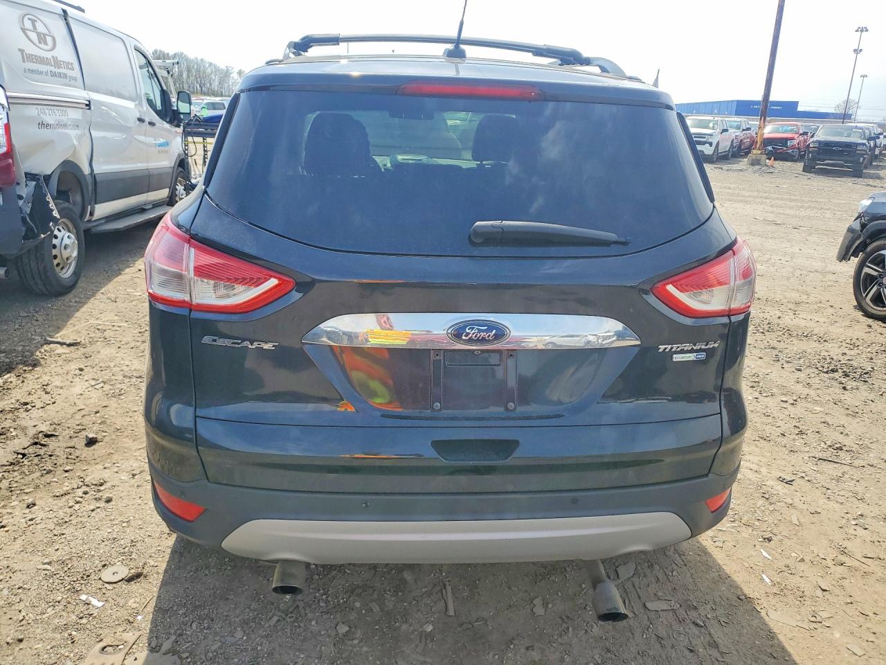 2014 Ford Escape Titanium Black vin: 1FMCU9J93EUD28172