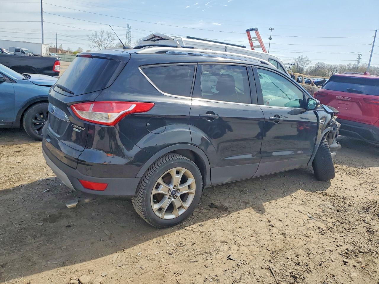 2014 Ford Escape Titanium Black vin: 1FMCU9J93EUD28172