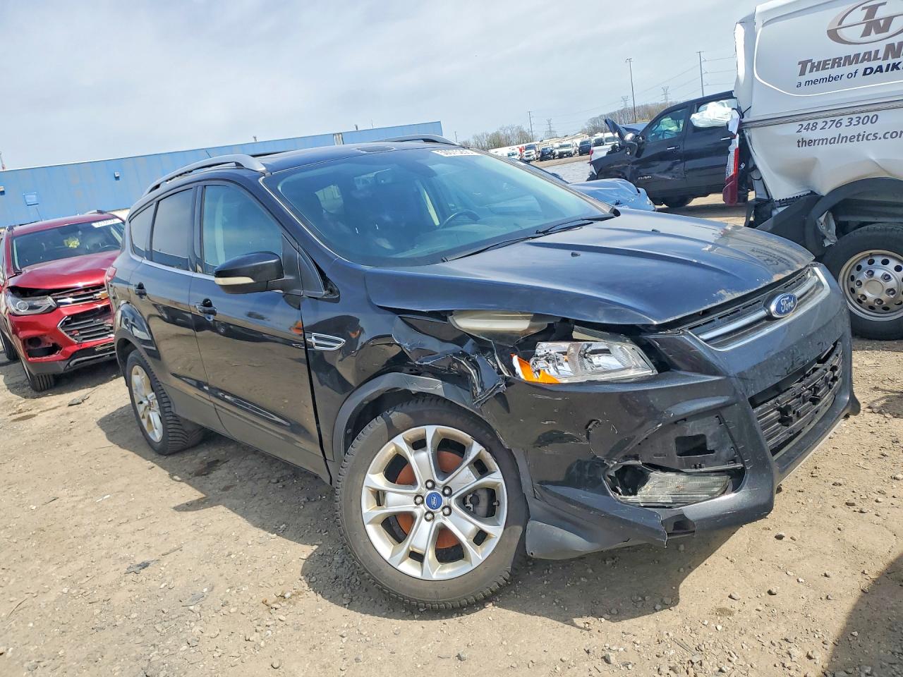 2014 Ford Escape Titanium Black vin: 1FMCU9J93EUD28172