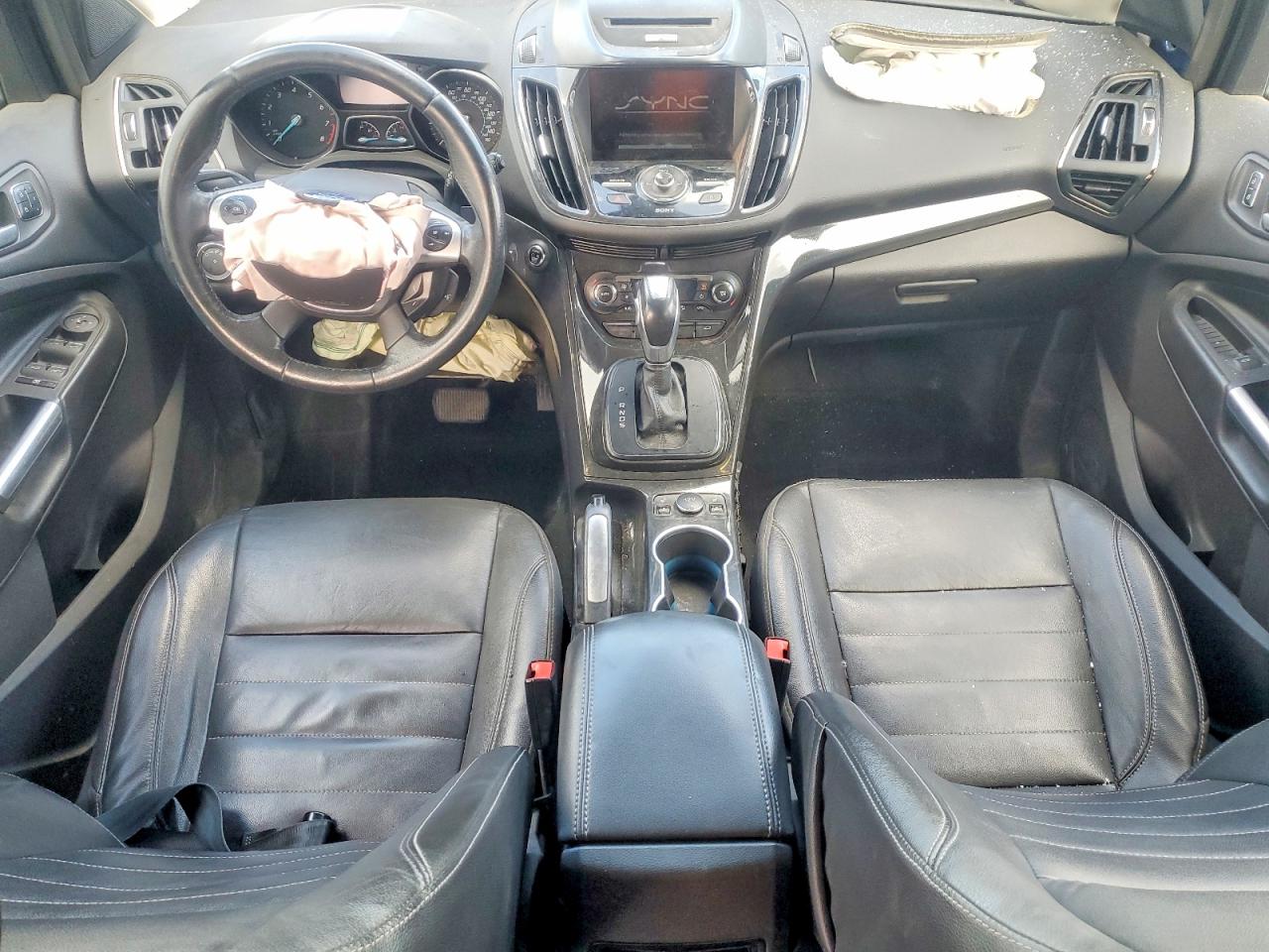 2014 Ford Escape Titanium Синий vin: 1FMCU9J93EUD60717
