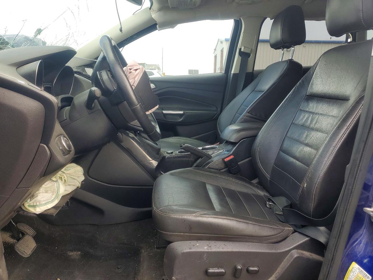 2014 Ford Escape Titanium Синий vin: 1FMCU9J93EUD60717