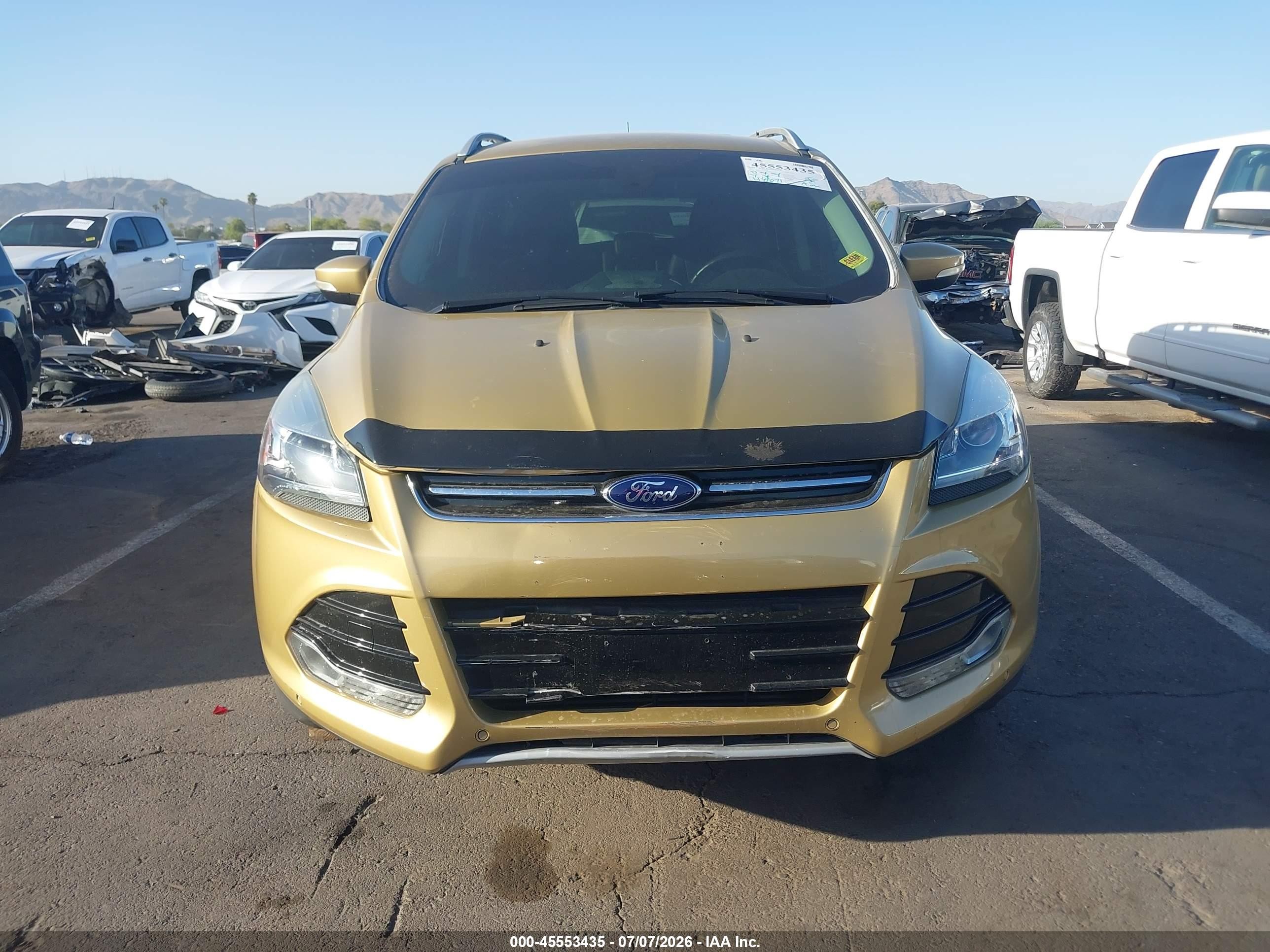 2014 Ford Escape Titanium Gold vin: 1FMCU9J93EUD88100