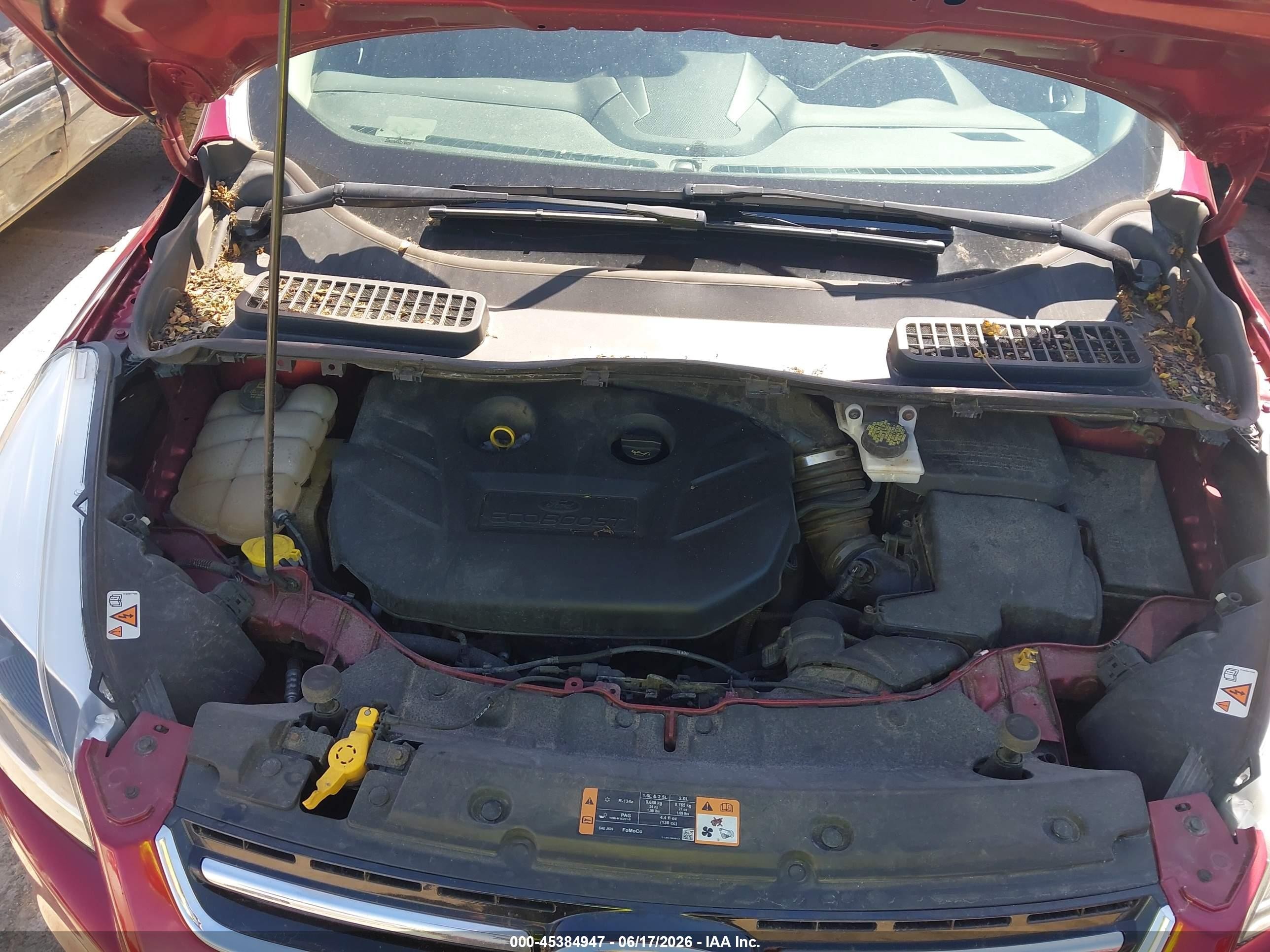 2014 Ford Escape Titanium Красный vin: 1FMCU9J93EUE24268