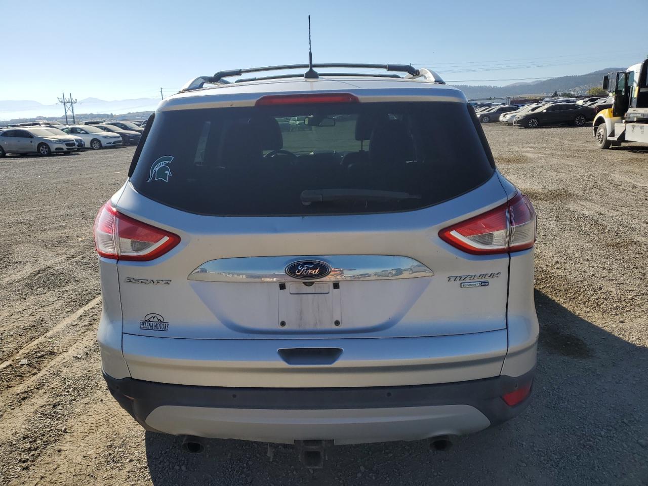 2014 Ford Escape Titanium Silver vin: 1FMCU9J93EUE27915