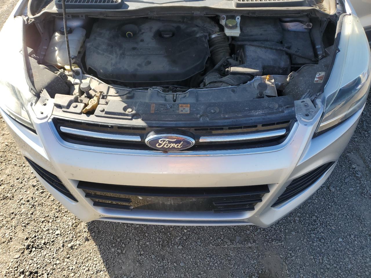 2014 Ford Escape Titanium Silver vin: 1FMCU9J93EUE27915
