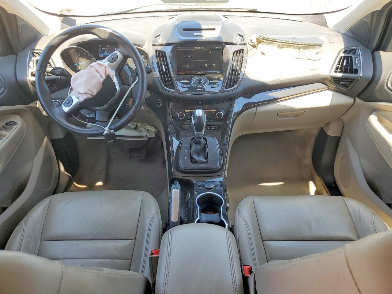2014 Ford Escape Titanium Серый vin: 1FMCU9J93EUE47789