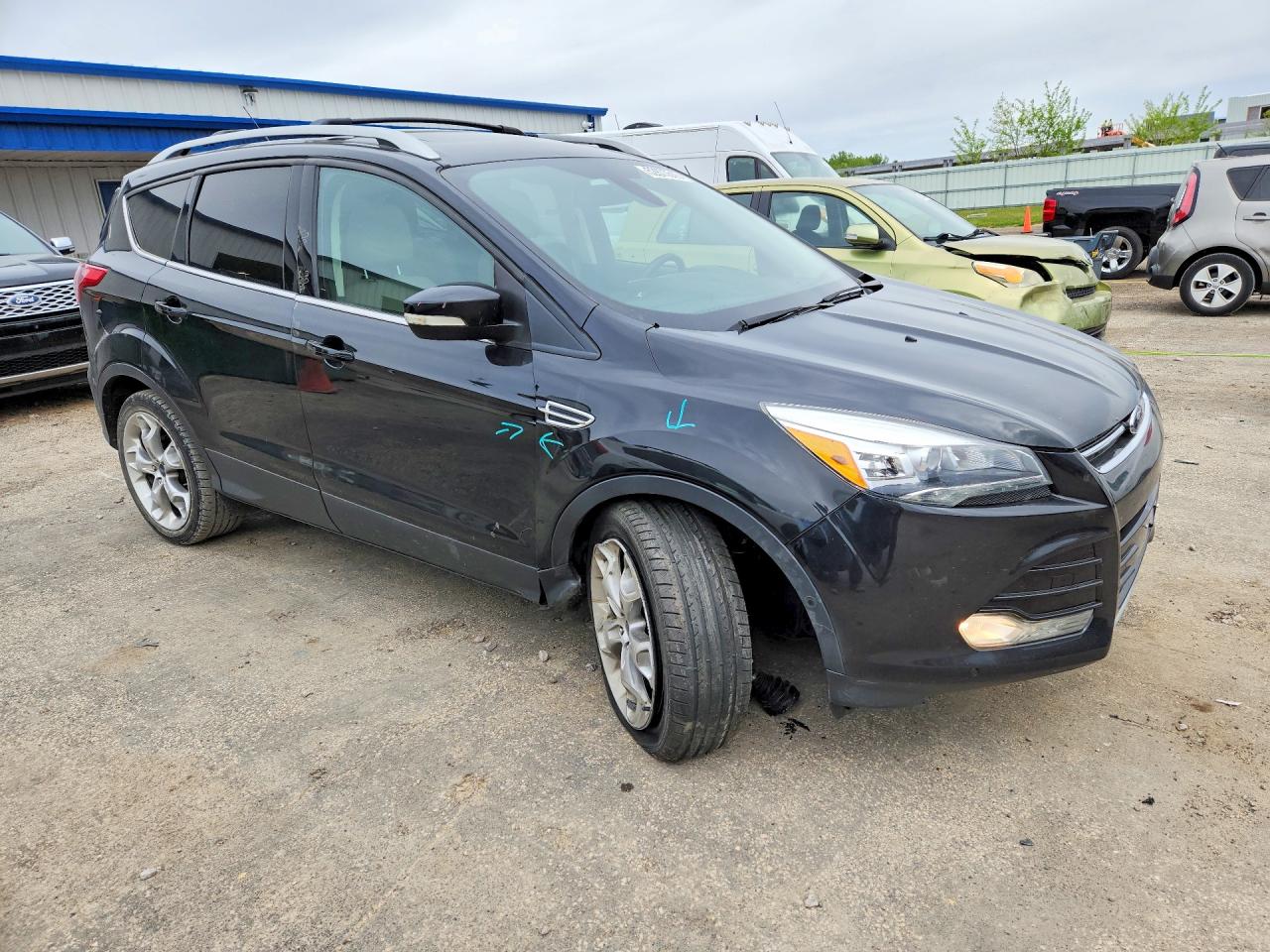 2015 Ford Escape Titanium Black vin: 1FMCU9J93FUA70558